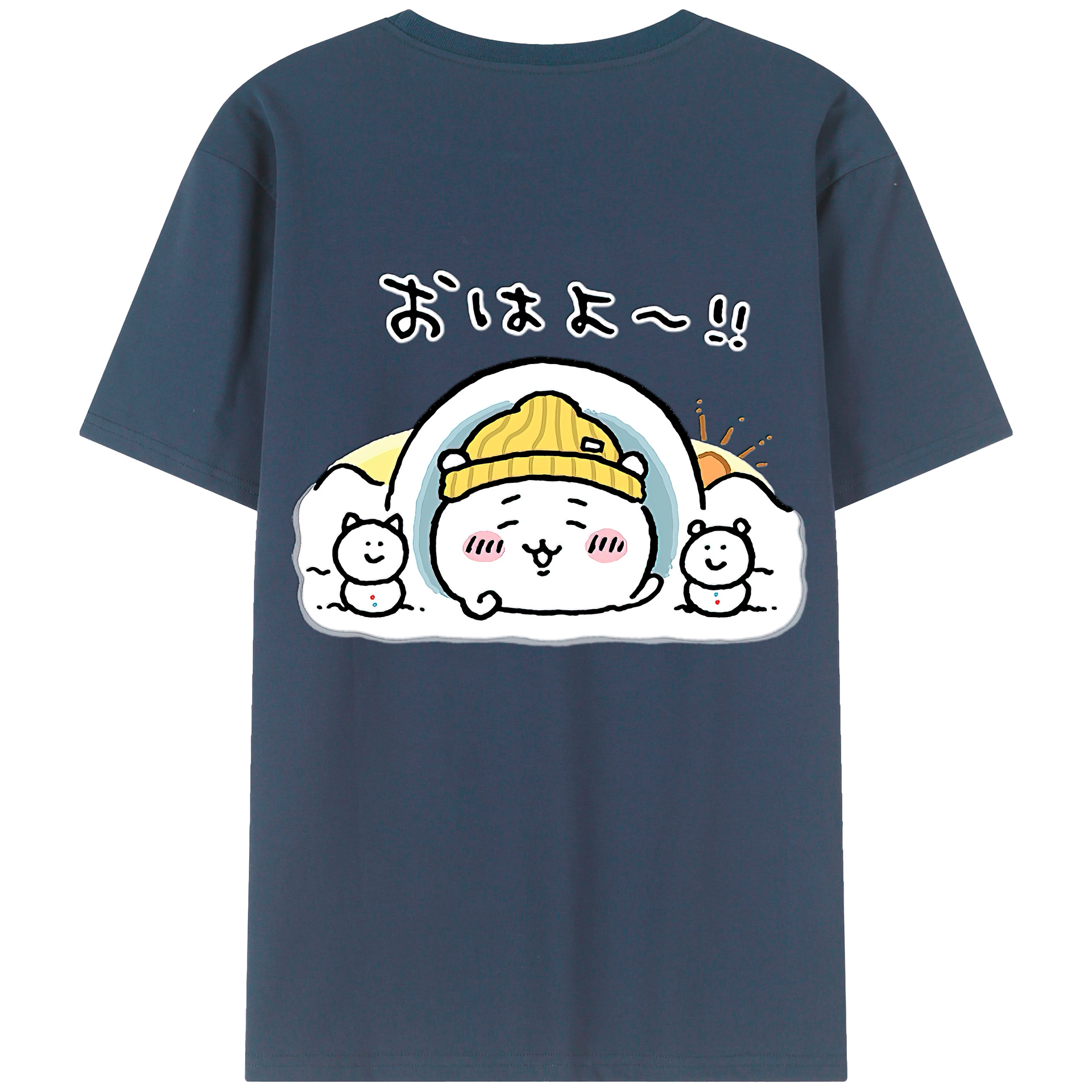 （画像用） ちいかわ ちいかわ Chii-kawa chiikawa レディース半袖Tシャツ(バックプリント)