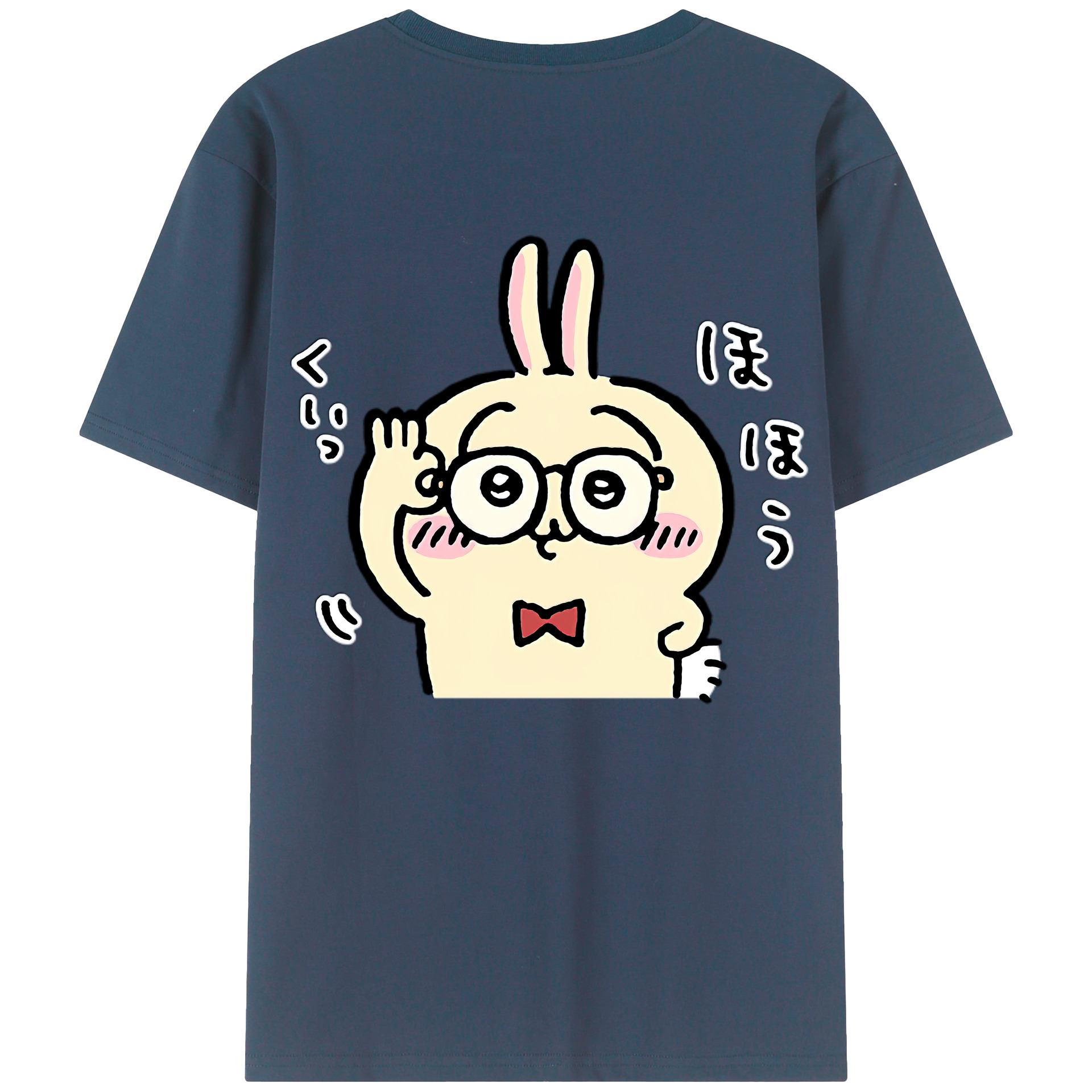 （画像用） ちいかわ うさぎ Chii-kawa usagi レディース半袖Tシャツ(バックプリント)