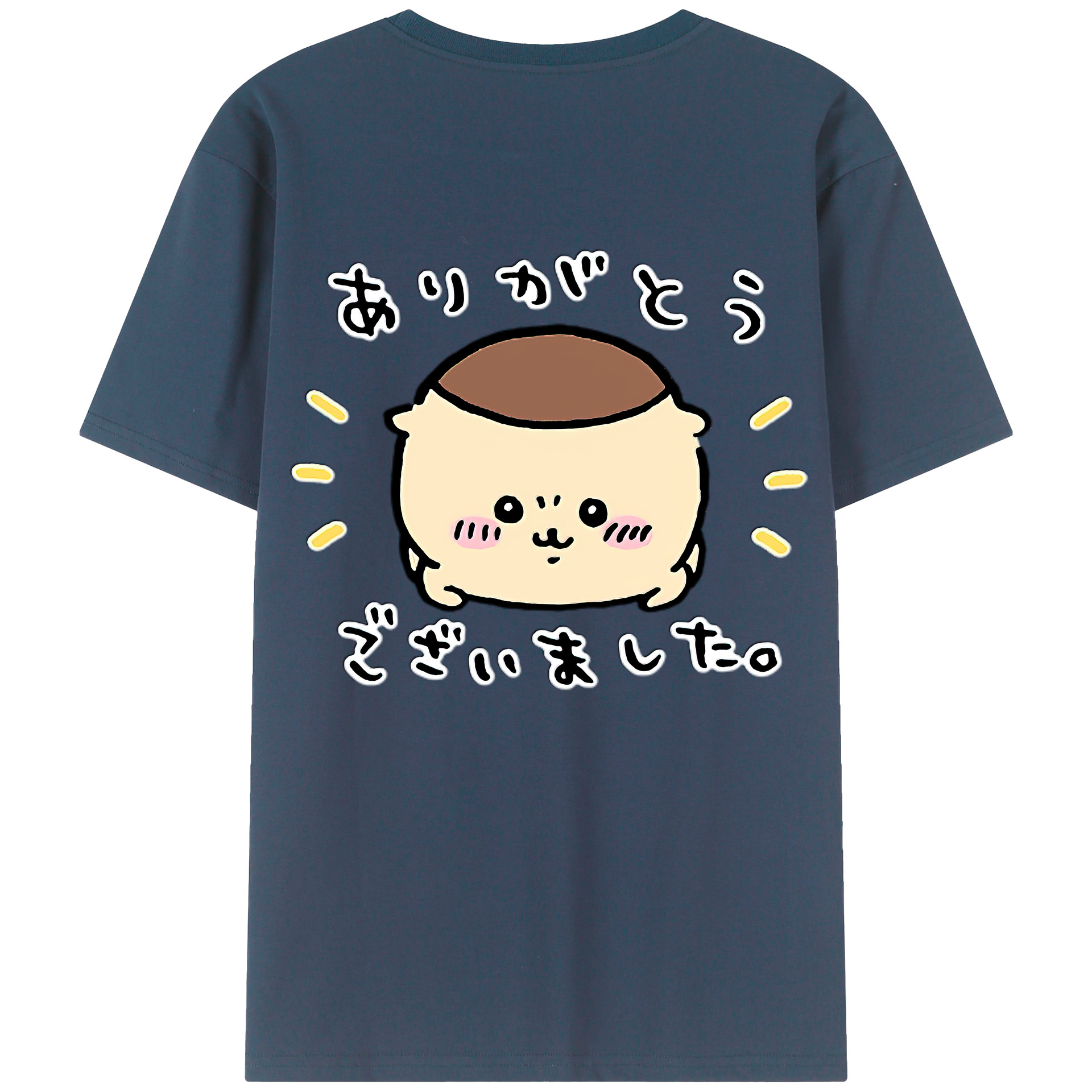 （画像用） ちいかわ くりまんじゅう Chii-kawa kuri manjū レディース半袖Tシャツ(バックプリント)