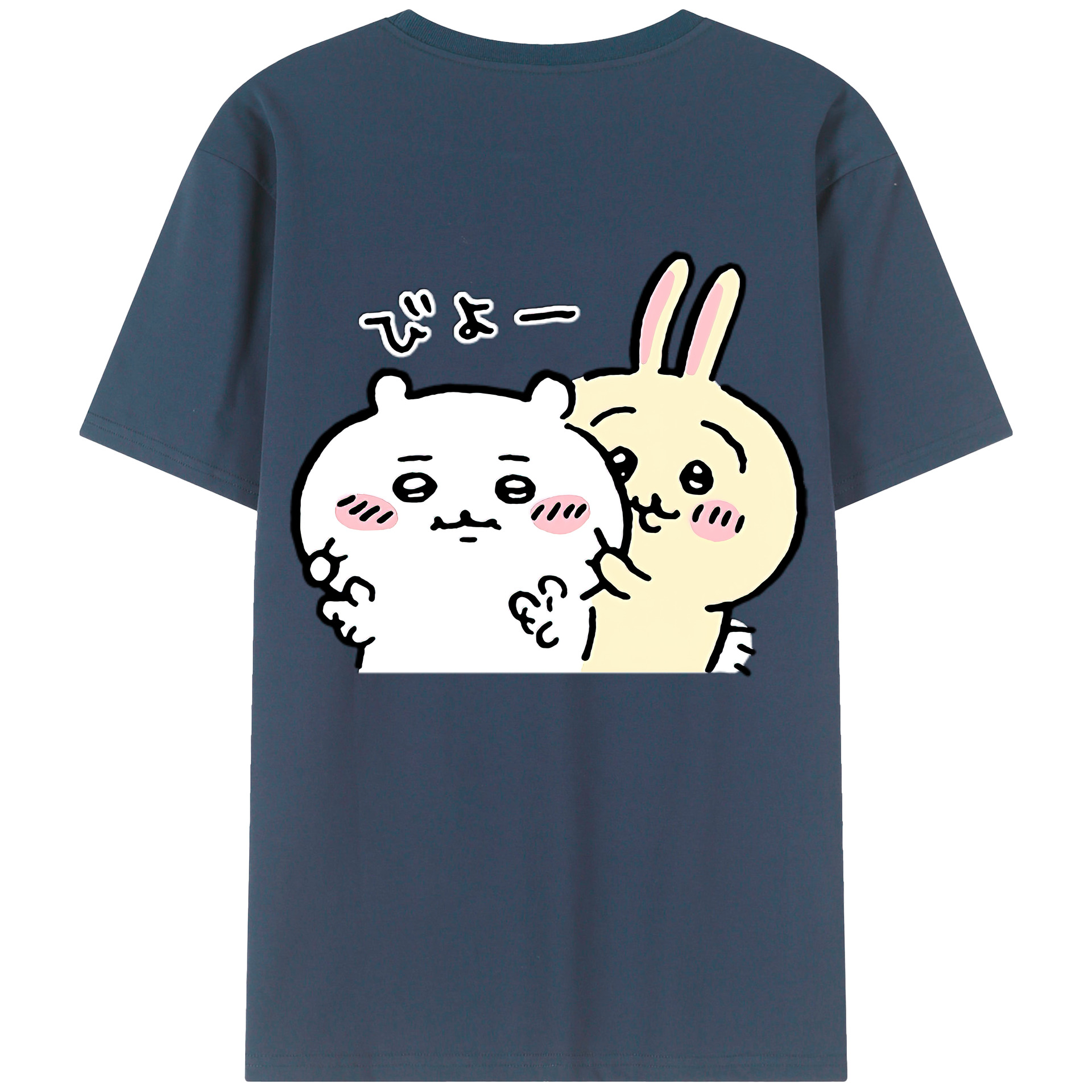 （画像用） ちいかわ うさぎ Chii-kawa usagi レディース半袖Tシャツ(バックプリント)