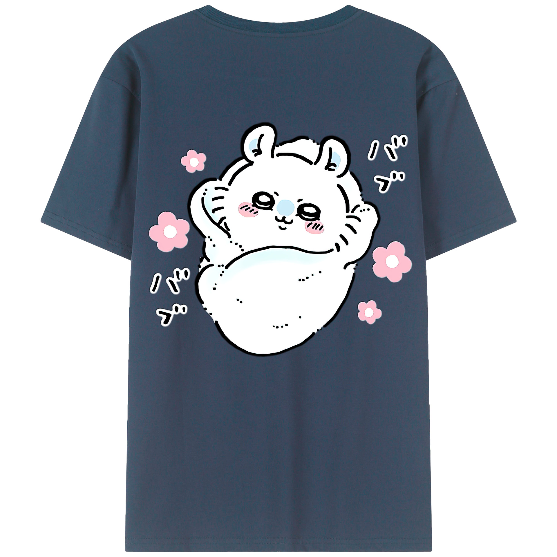（画像用） ちいかわ モモンガ Chii-kawa Momonga レディース半袖Tシャツ(バックプリント)