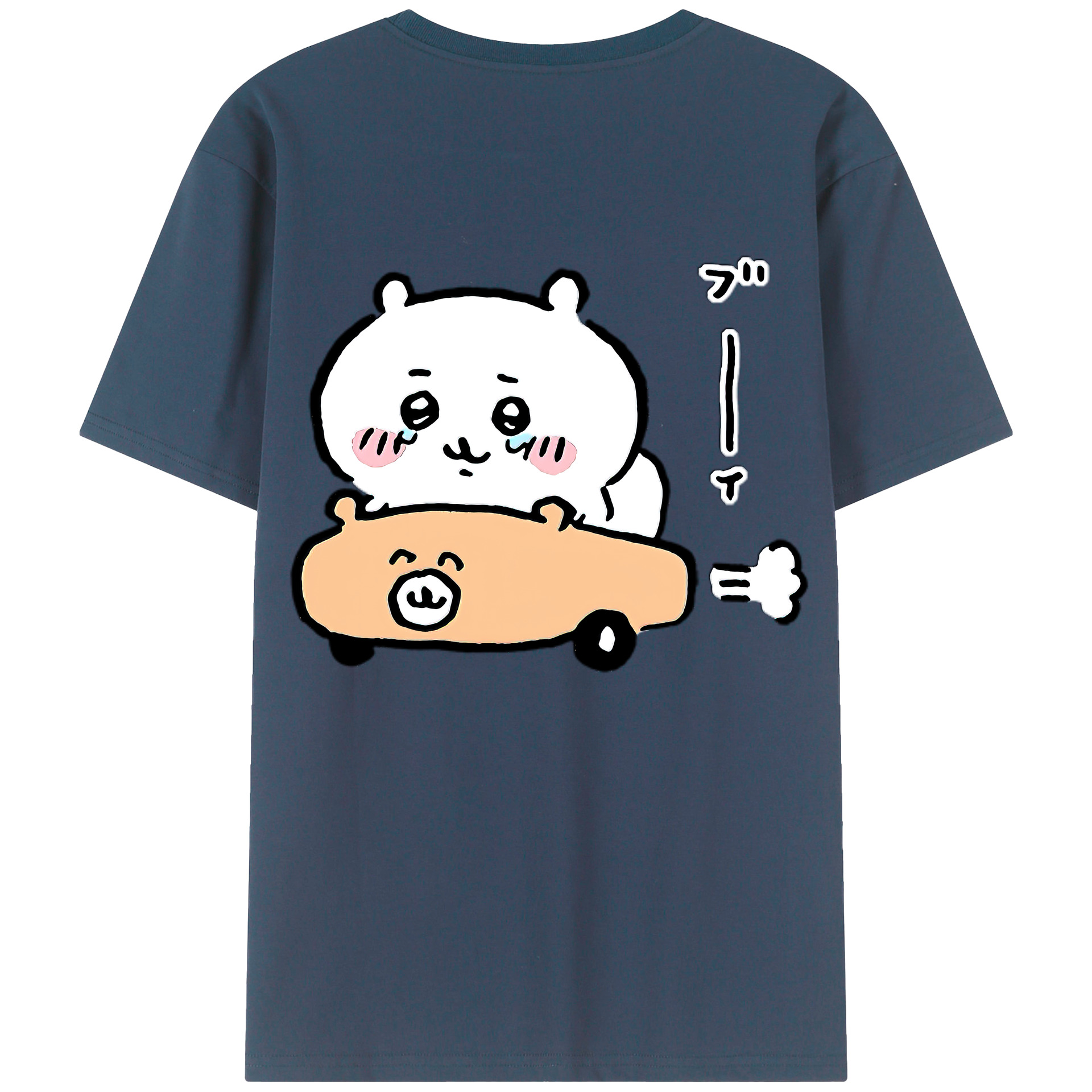 （画像用） ちいかわ ちいかわ Chii-kawa chiikawa レディース半袖Tシャツ(バックプリント)
