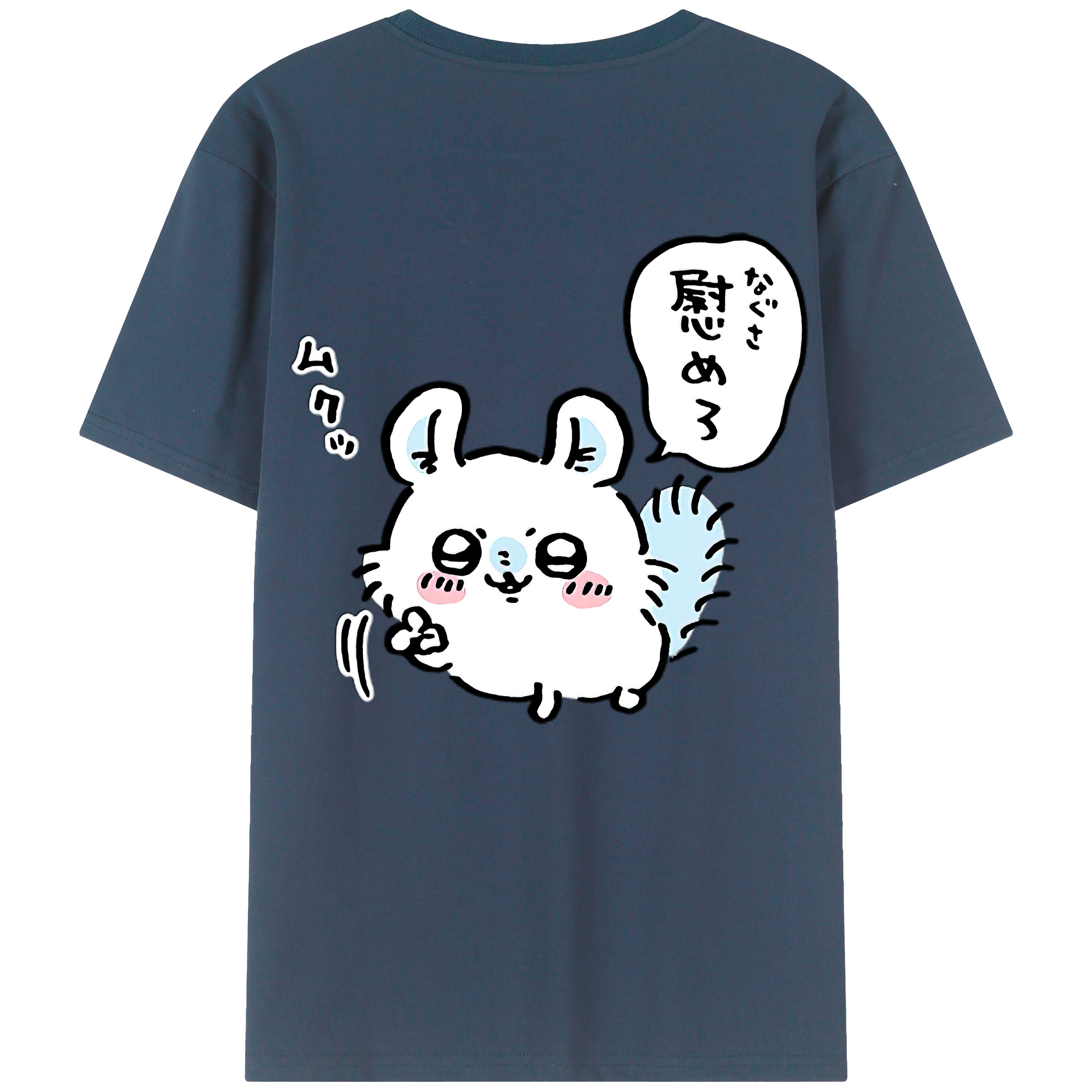 （画像用） ちいかわ モモンガ Chii-kawa Momonga レディース半袖Tシャツ(バックプリント)