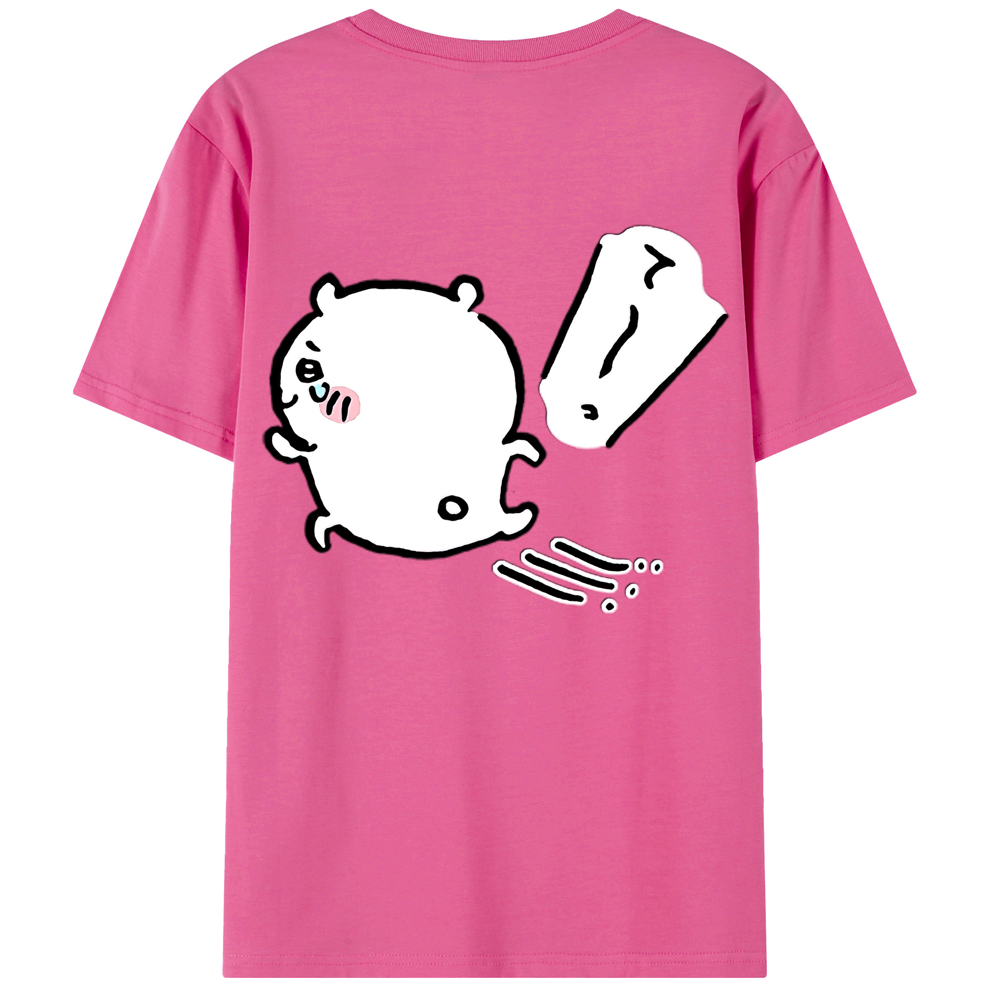 （画像用） ちいかわ ちいかわ Chii-kawa chiikawa レディース半袖Tシャツ(バックプリント)