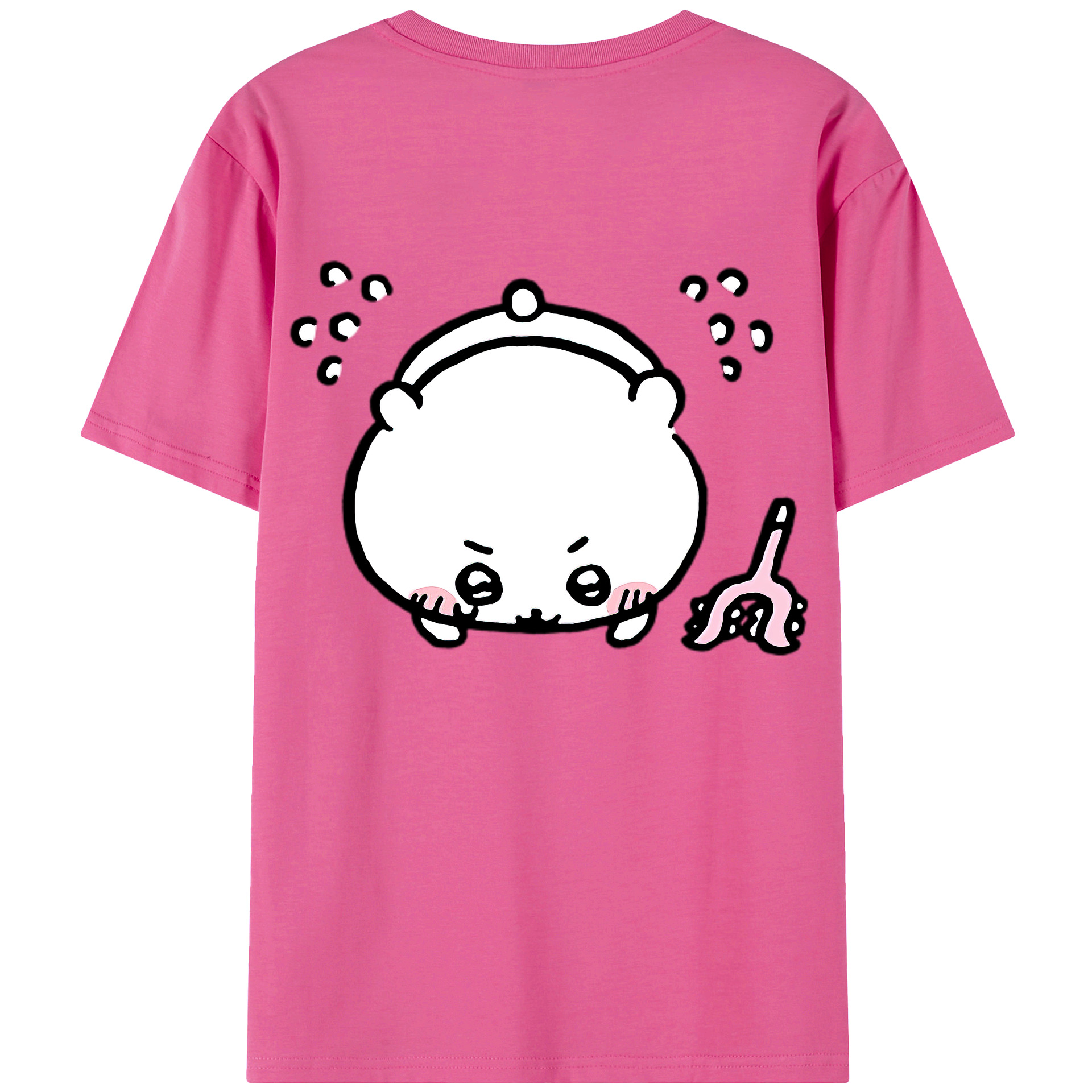 （画像用） ちいかわ ちいかわ Chii-kawa chiikawa レディース半袖Tシャツ(バックプリント)