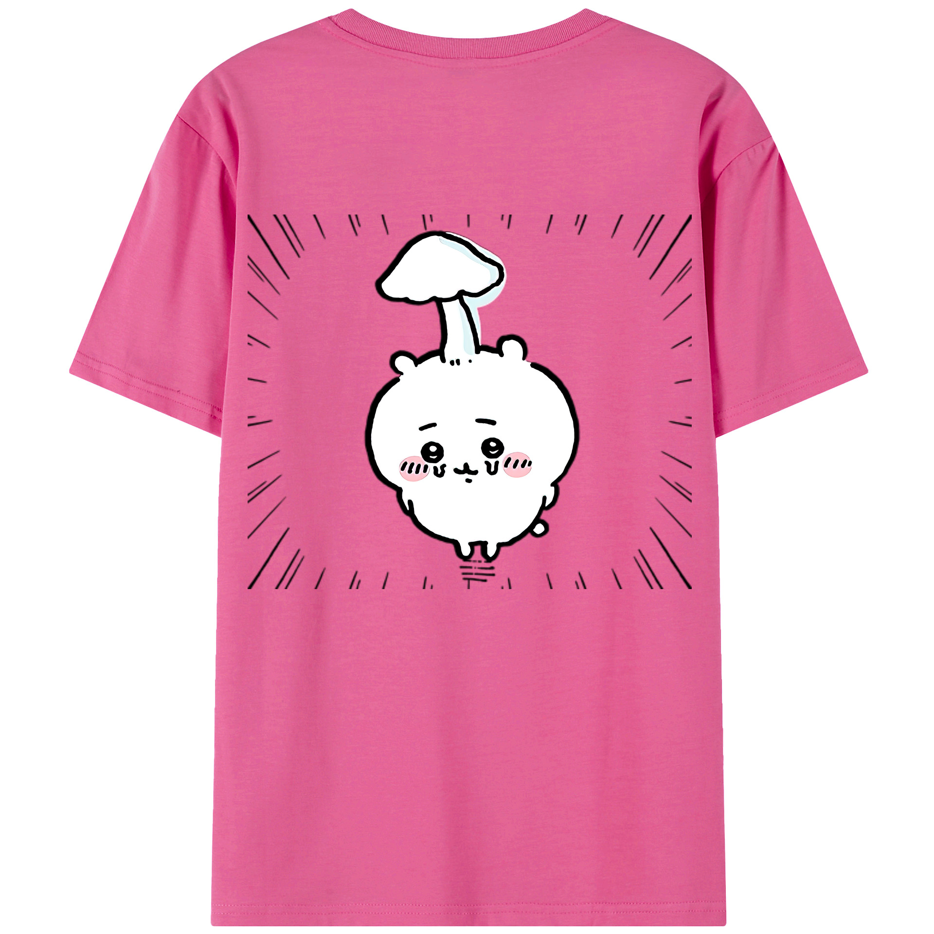 （画像用） ちいかわ ちいかわ Chii-kawa chiikawa レディース半袖Tシャツ(バックプリント)