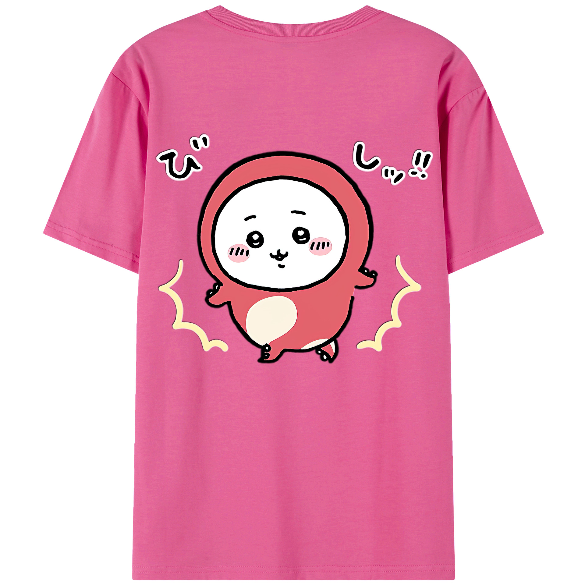 （画像用） ちいかわ ちいかわ Chii-kawa chiikawa レディース半袖Tシャツ(バックプリント)