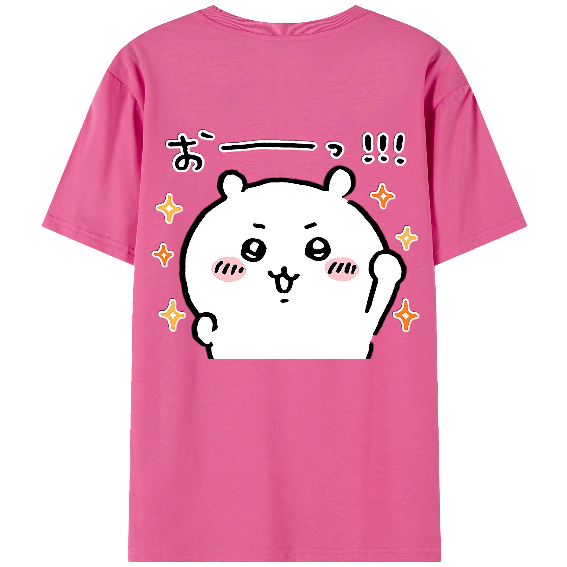 （画像用） ちいかわ ちいかわ Chii-kawa chiikawa レディース半袖Tシャツ(バックプリント)