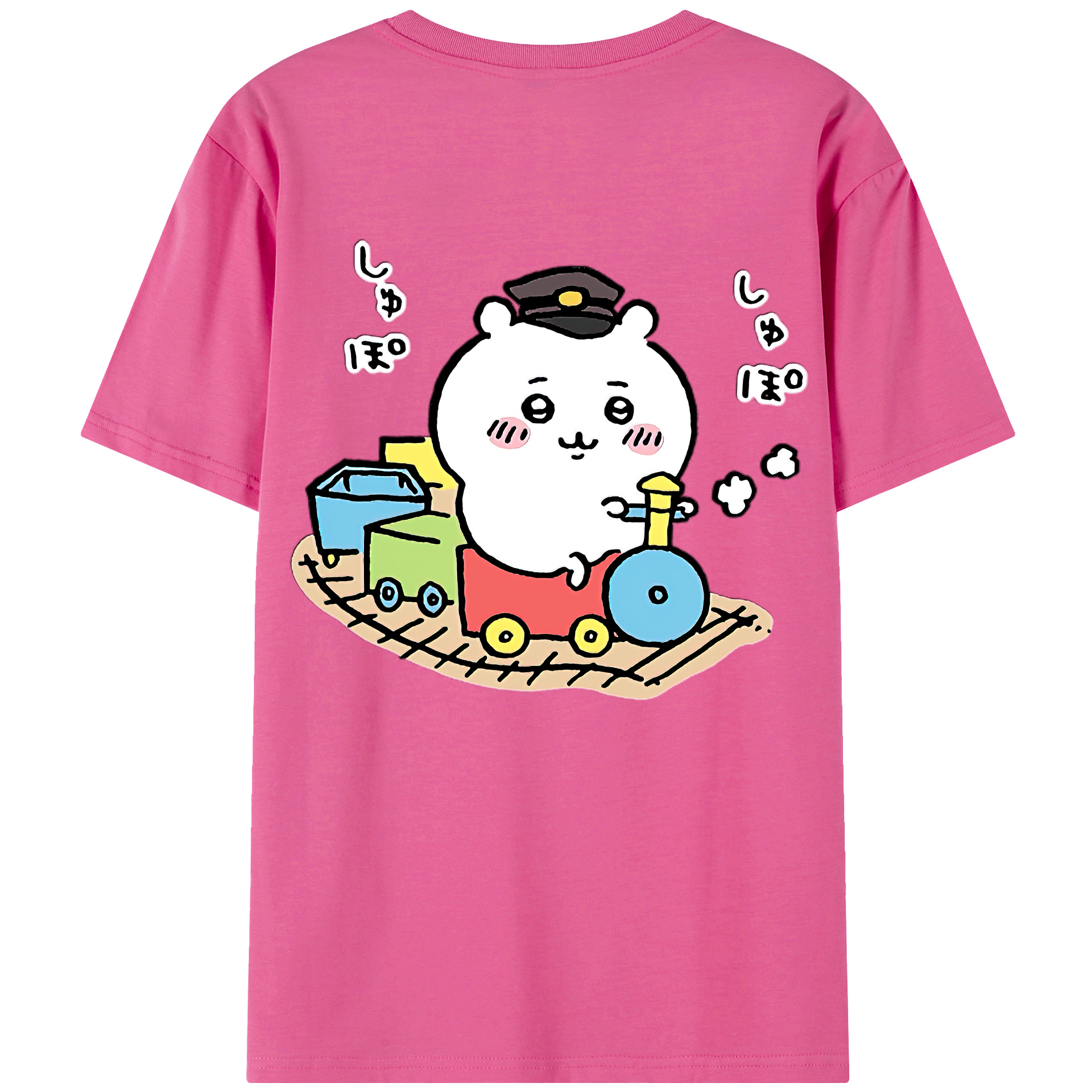 （画像用） ちいかわ ちいかわ Chii-kawa chiikawa レディース半袖Tシャツ(バックプリント)