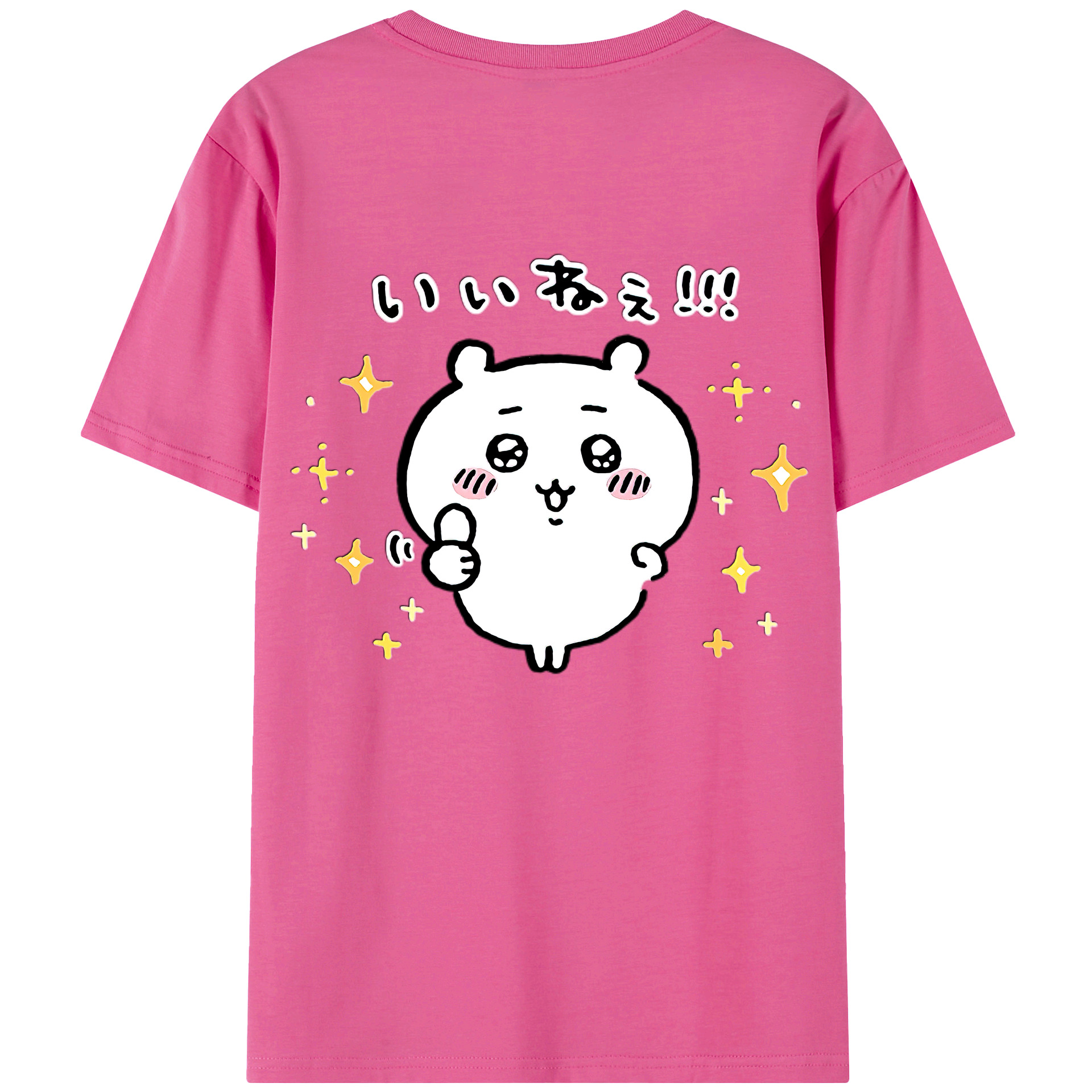 （画像用） ちいかわ ちいかわ Chii-kawa chiikawa レディース半袖Tシャツ(バックプリント)