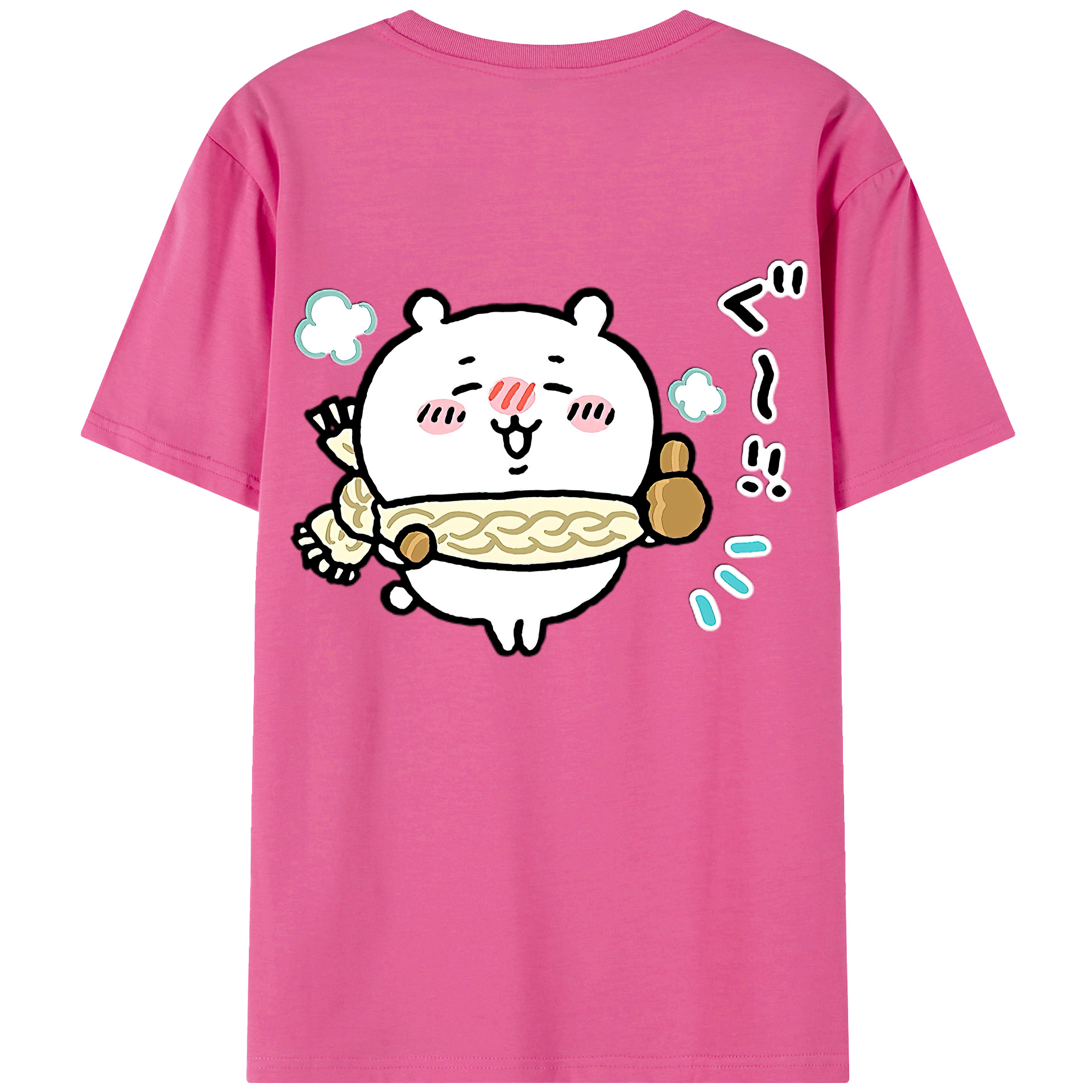 （画像用） ちいかわ ちいかわ Chii-kawa chiikawa レディース半袖Tシャツ(バックプリント)