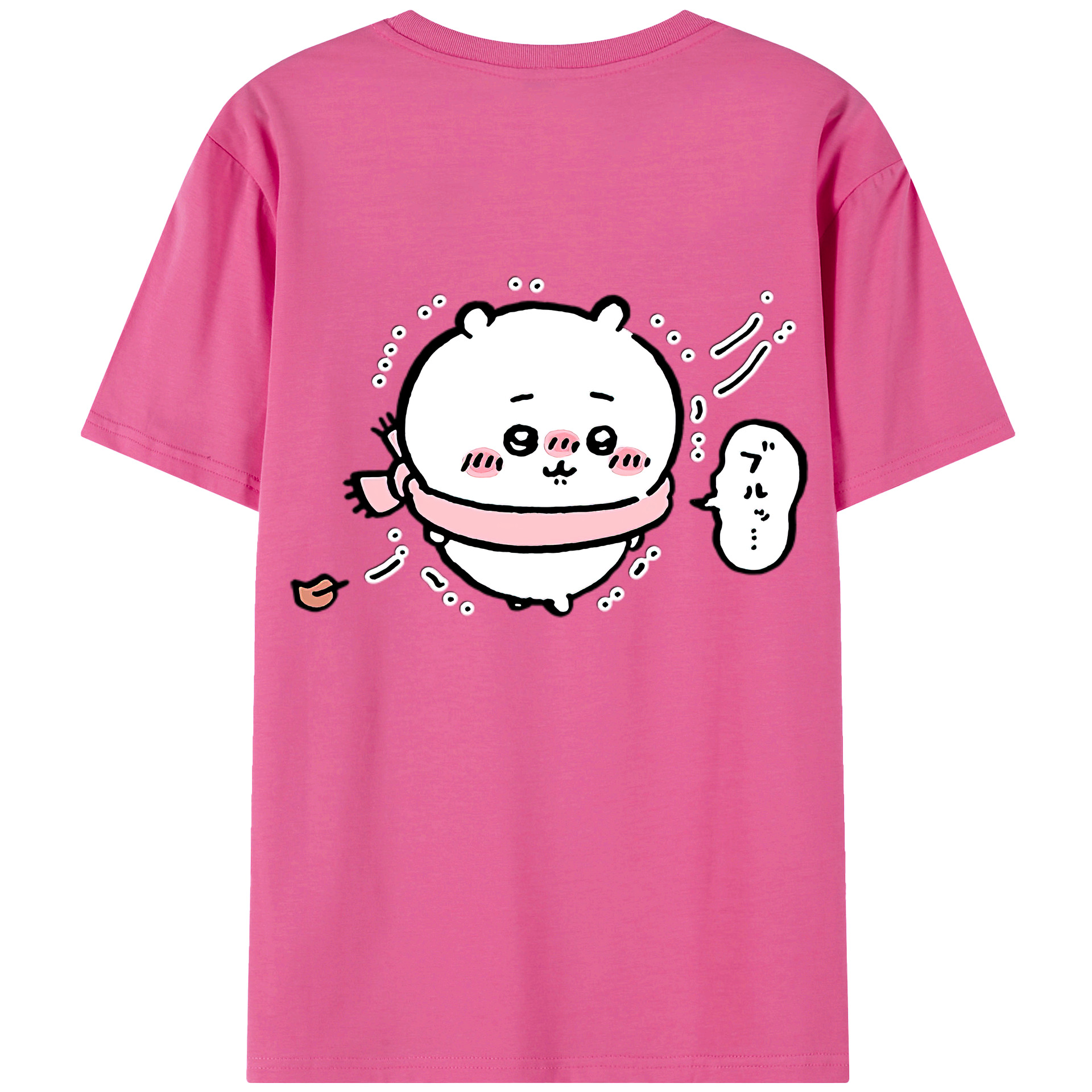 （画像用） ちいかわ ちいかわ Chii-kawa chiikawa レディース半袖Tシャツ(バックプリント)