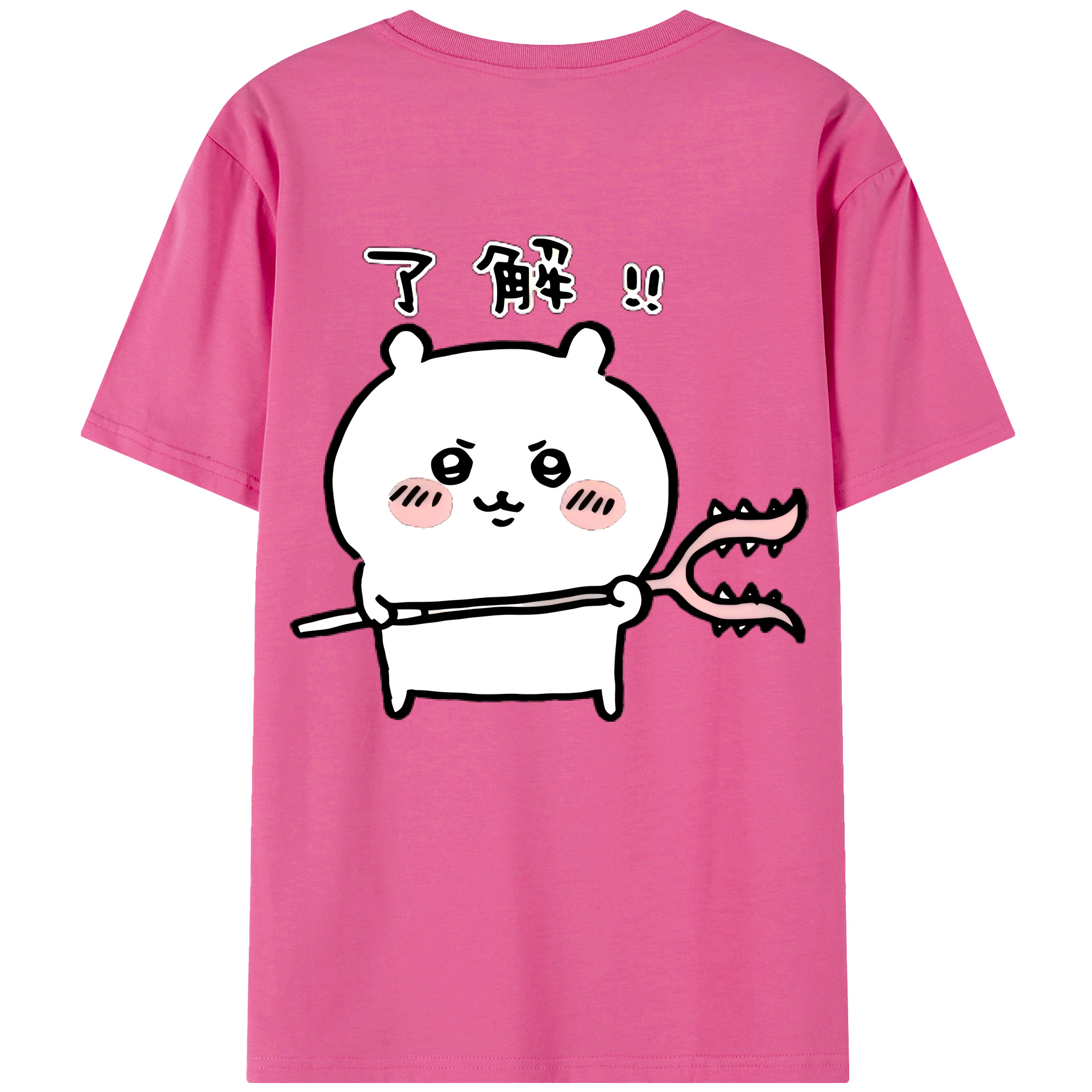 （画像用） ちいかわ ちいかわ Chii-kawa chiikawa レディース半袖Tシャツ(バックプリント)