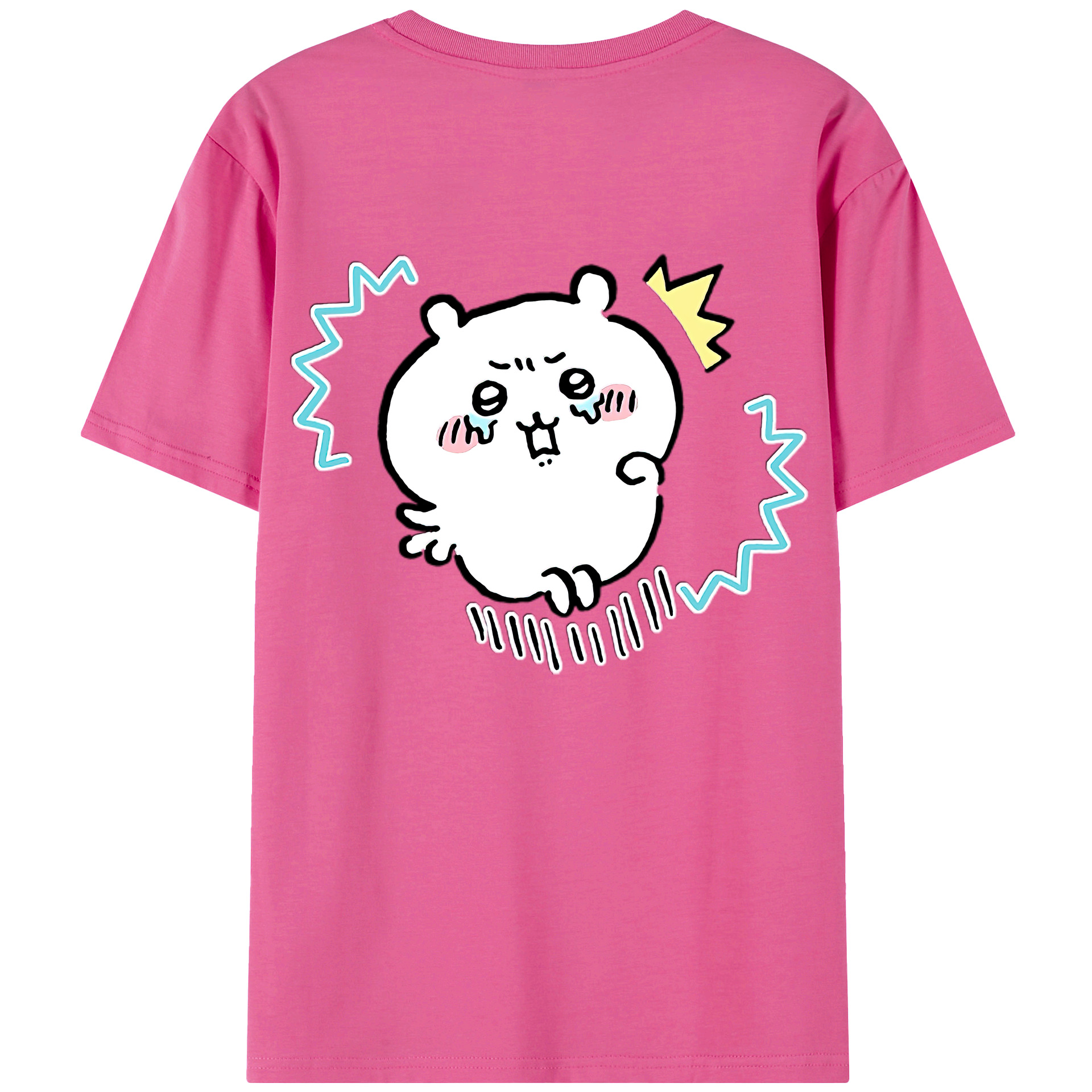 （画像用） ちいかわ ちいかわ Chii-kawa chiikawa レディース半袖Tシャツ(バックプリント)