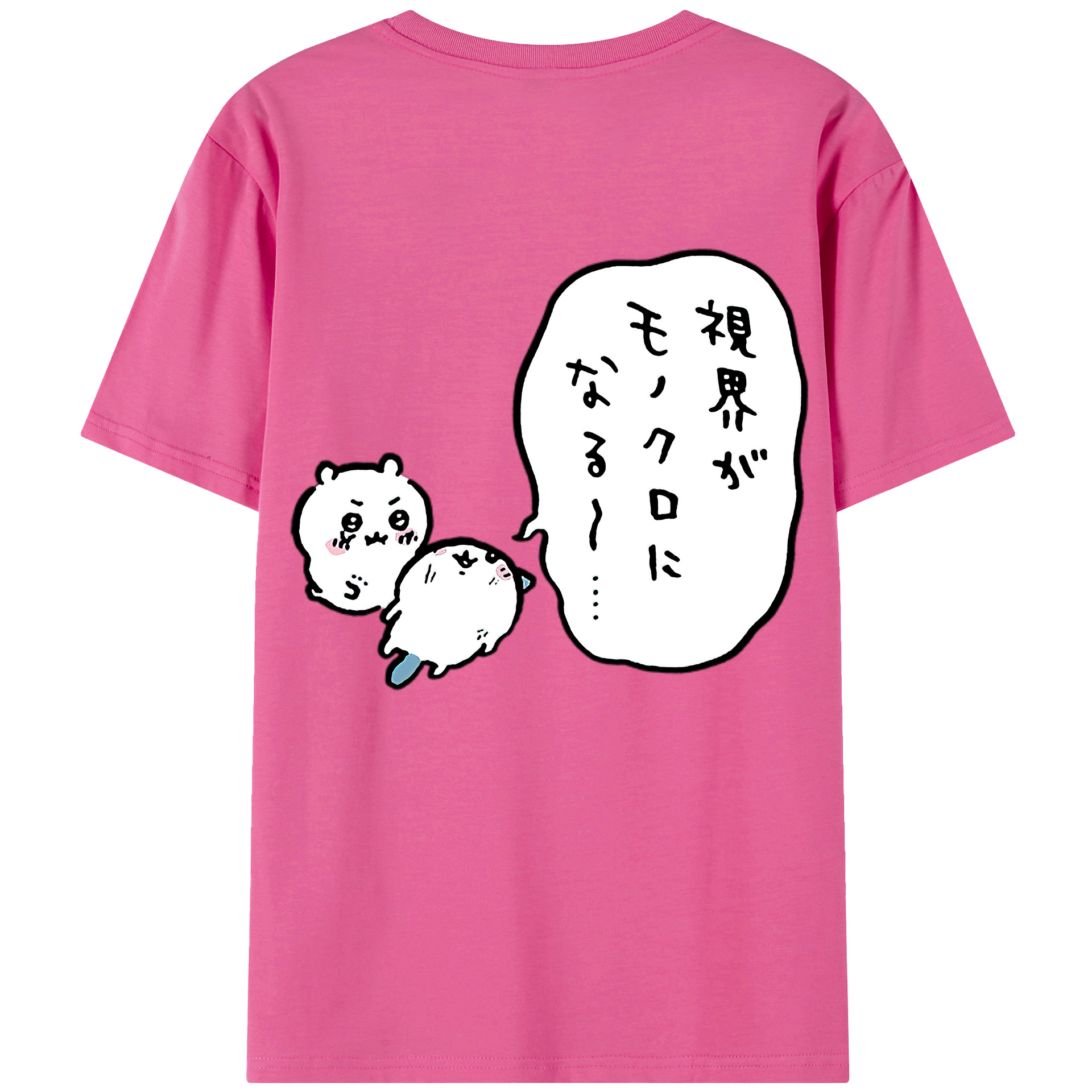 （画像用） ちいかわ ちいかわ Chii-kawa chiikawa レディース半袖Tシャツ(バックプリント)