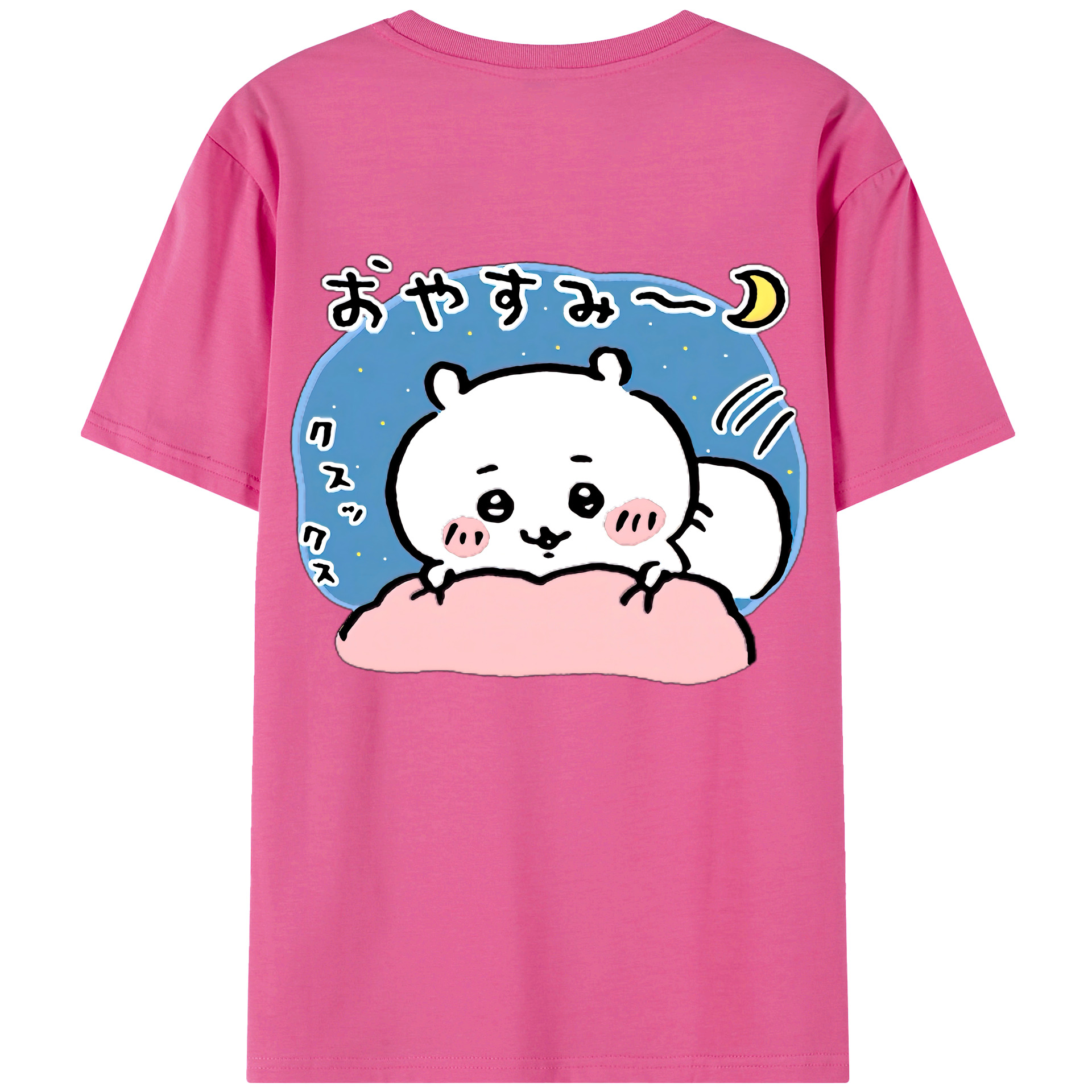 （画像用） ちいかわ ちいかわ Chii-kawa chiikawa レディース半袖Tシャツ(バックプリント)
