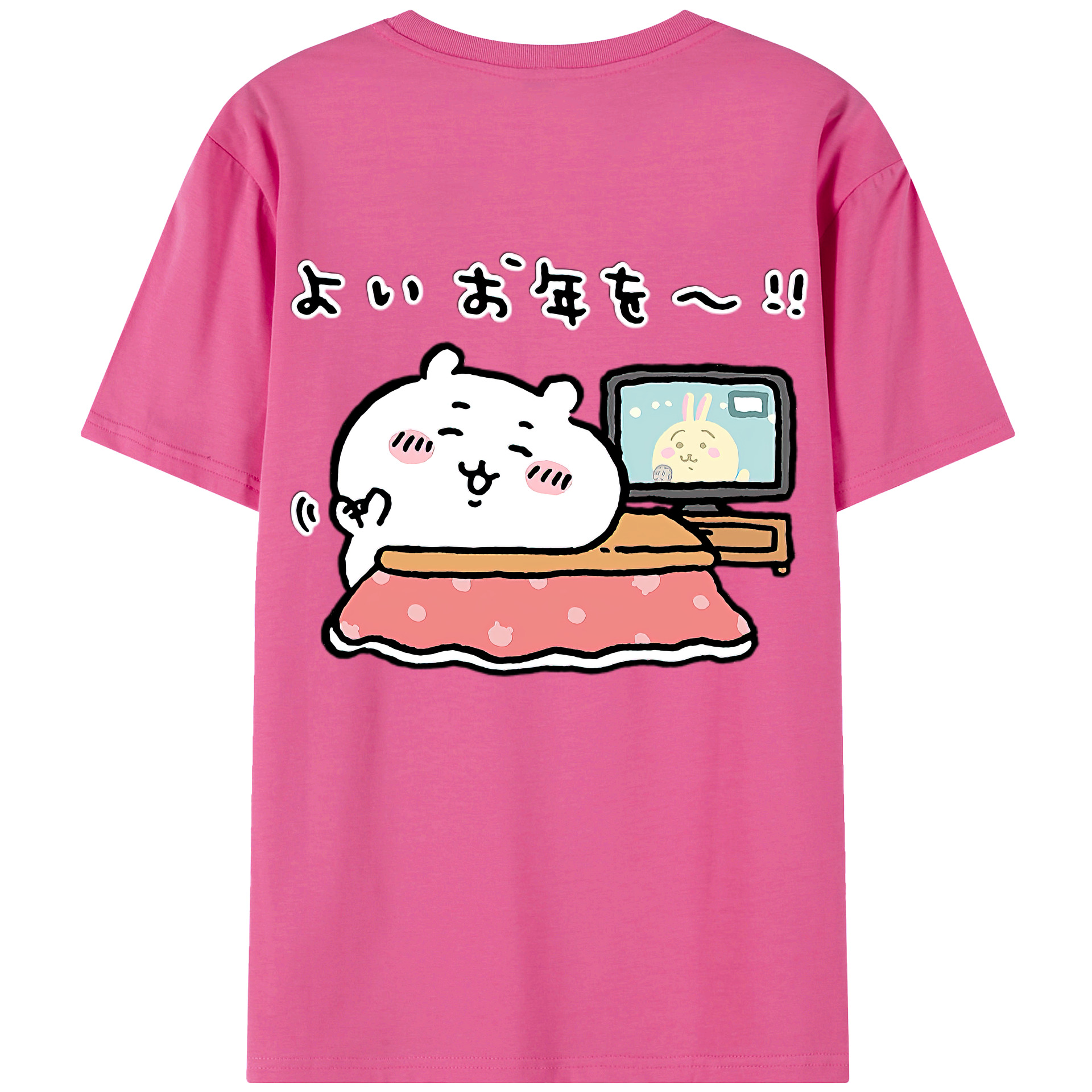 （画像用） ちいかわ ちいかわ Chii-kawa chiikawa レディース半袖Tシャツ(バックプリント)