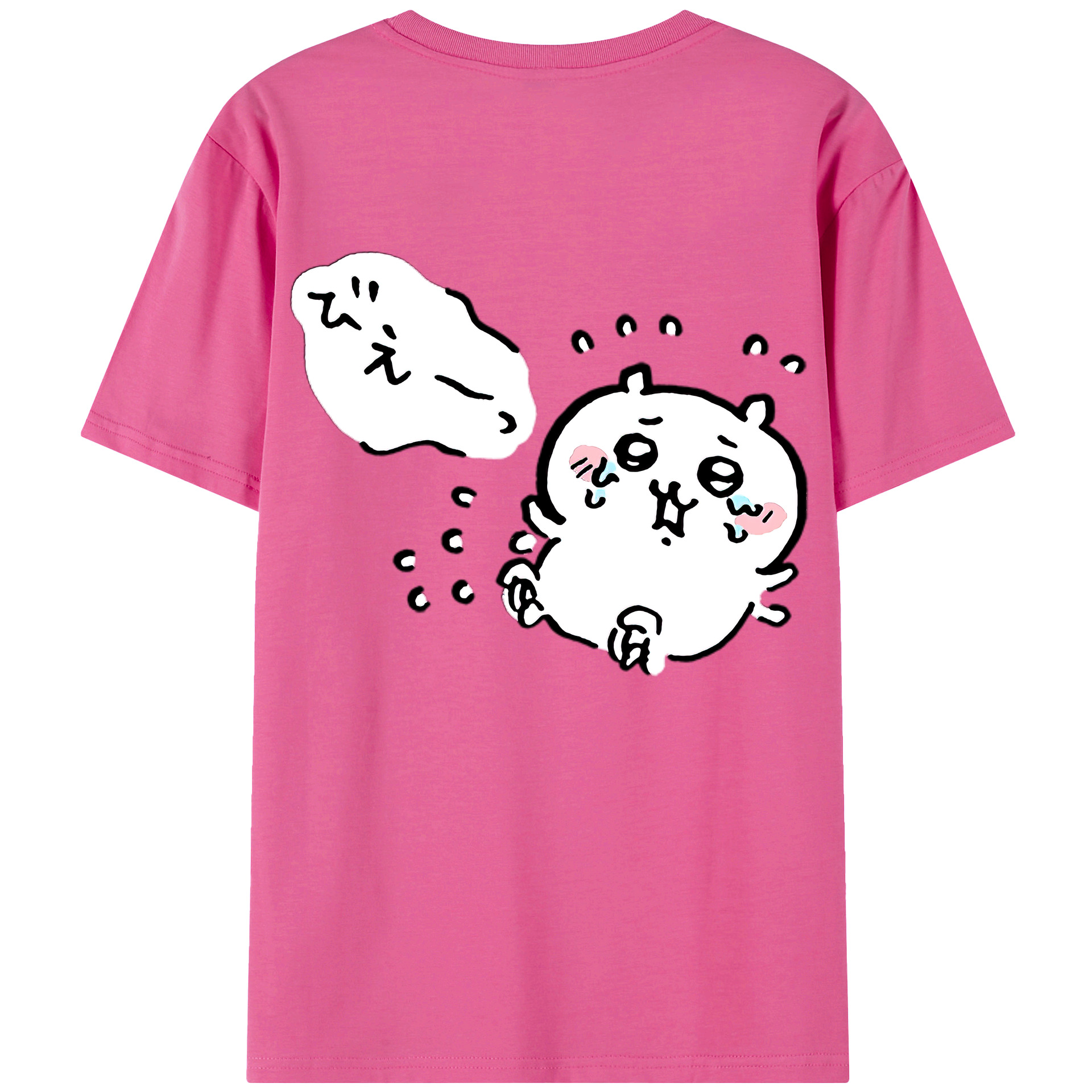 （画像用） ちいかわ ちいかわ Chii-kawa chiikawa レディース半袖Tシャツ(バックプリント)
