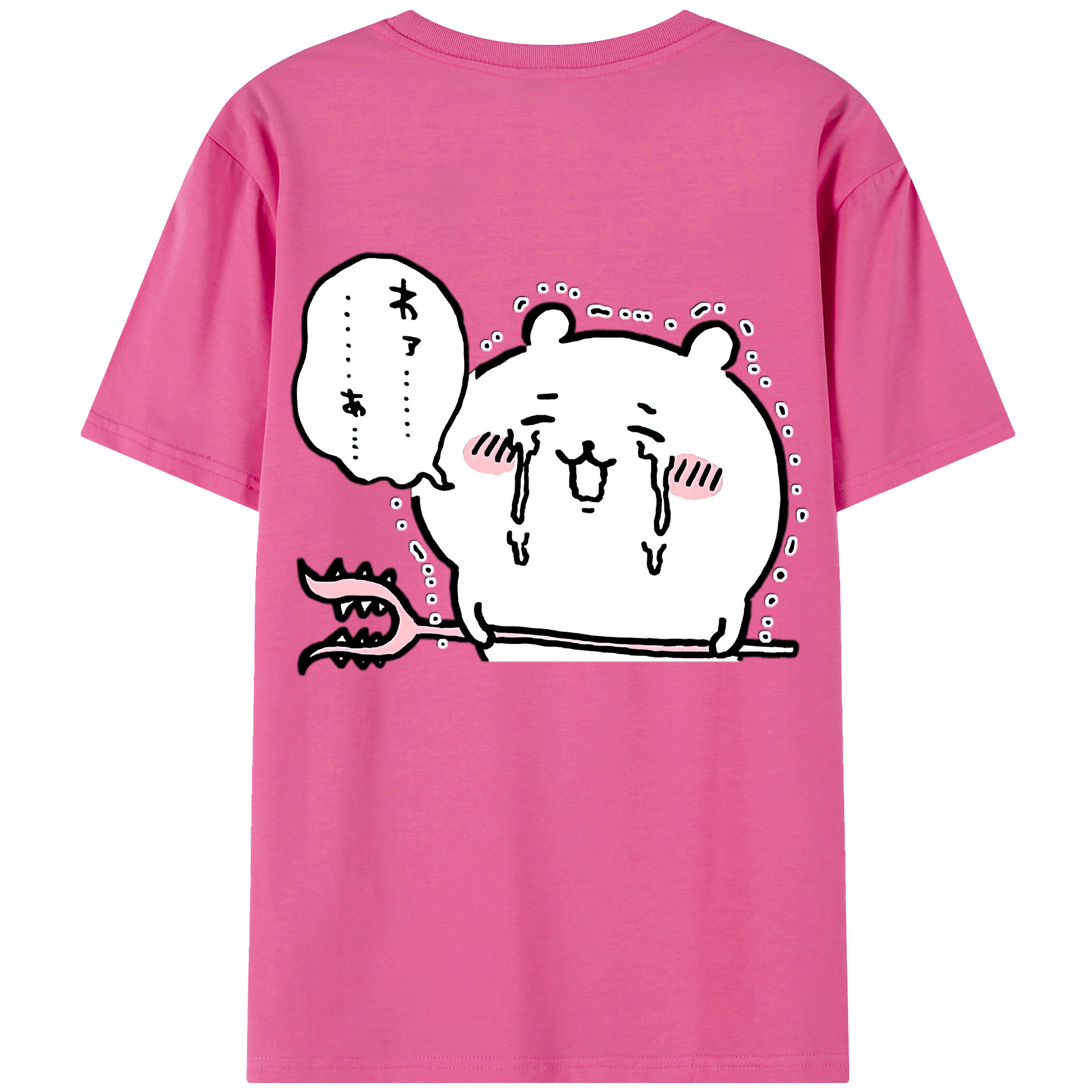 （画像用） ちいかわ ちいかわ Chii-kawa chiikawa レディース半袖Tシャツ(バックプリント)