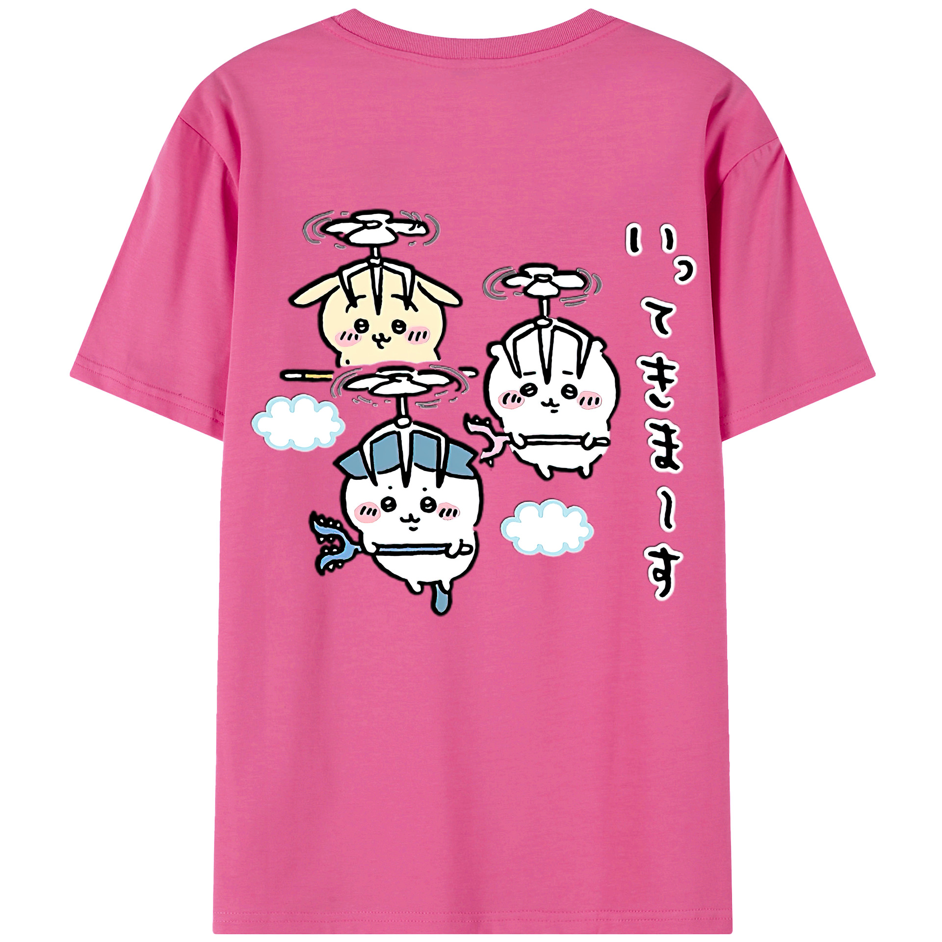 （画像用） ちいかわ ちいかわ Chii-kawa chiikawa レディース半袖Tシャツ(バックプリント)