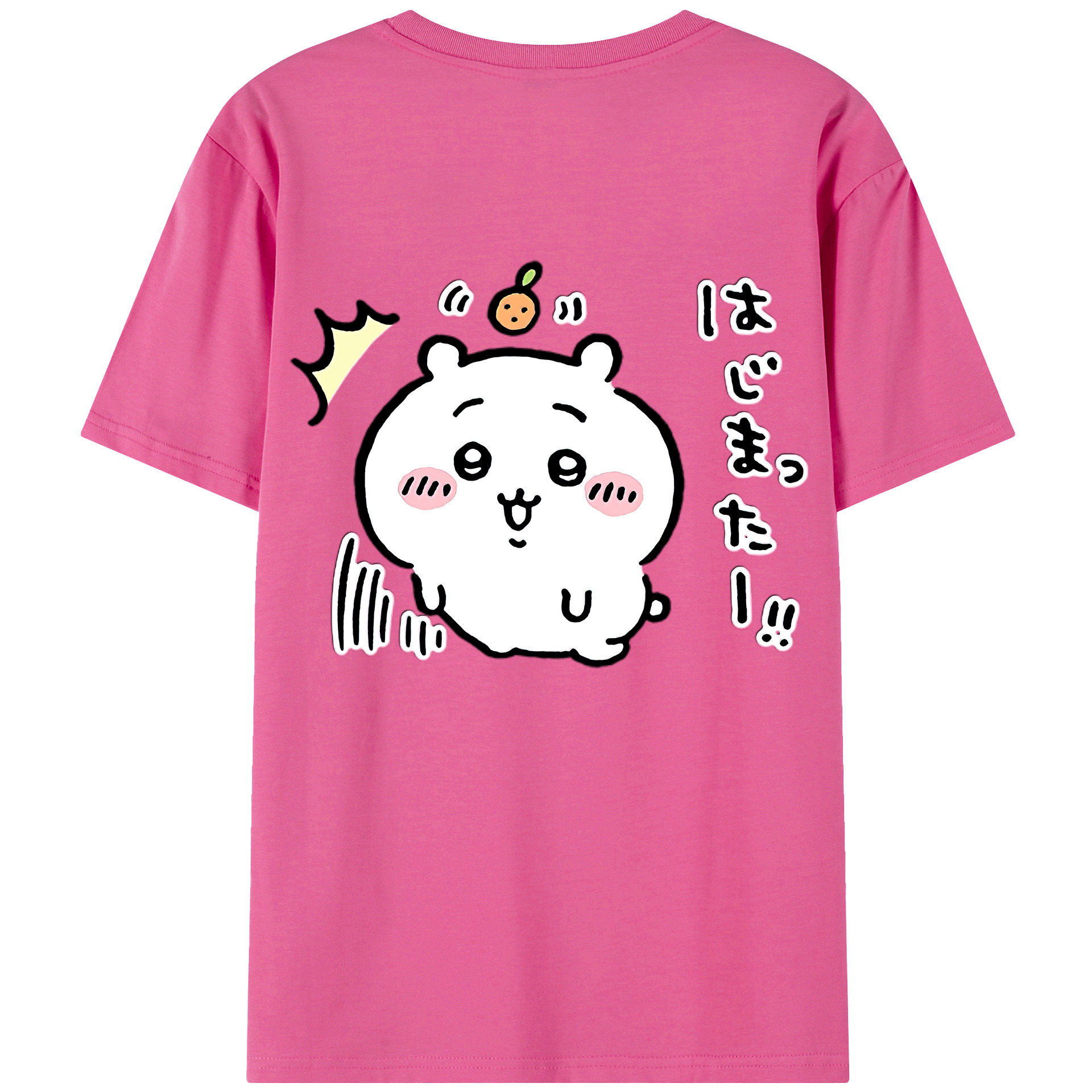 （画像用） ちいかわ ちいかわ Chii-kawa chiikawa レディース半袖Tシャツ(バックプリント)
