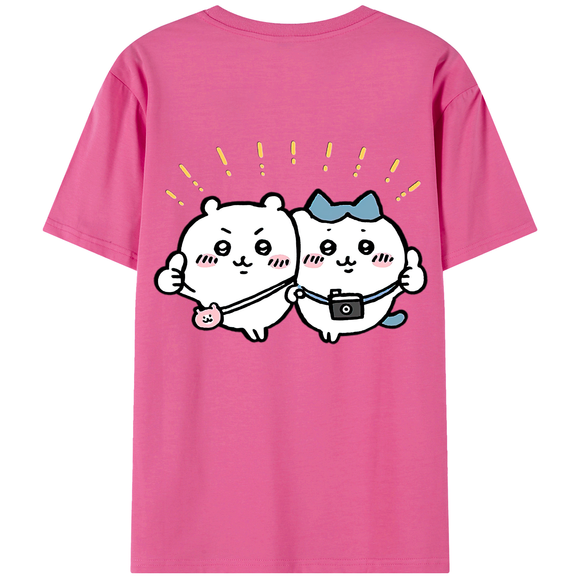 （画像用） ちいかわ ちいかわ Chii-kawa chiikawa レディース半袖Tシャツ(バックプリント)