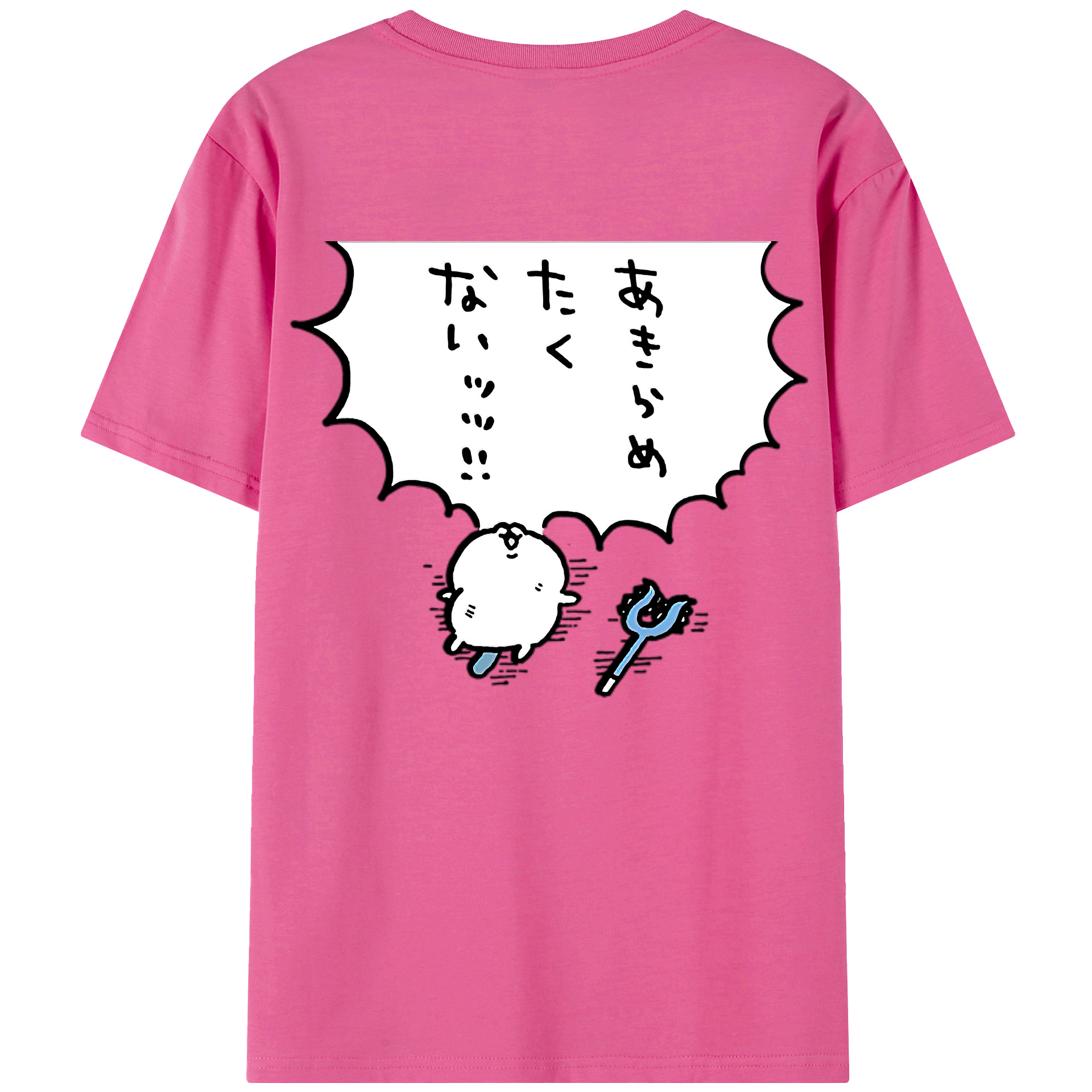 （画像用） ちいかわ ちいかわ Chii-kawa chiikawa レディース半袖Tシャツ(バックプリント)