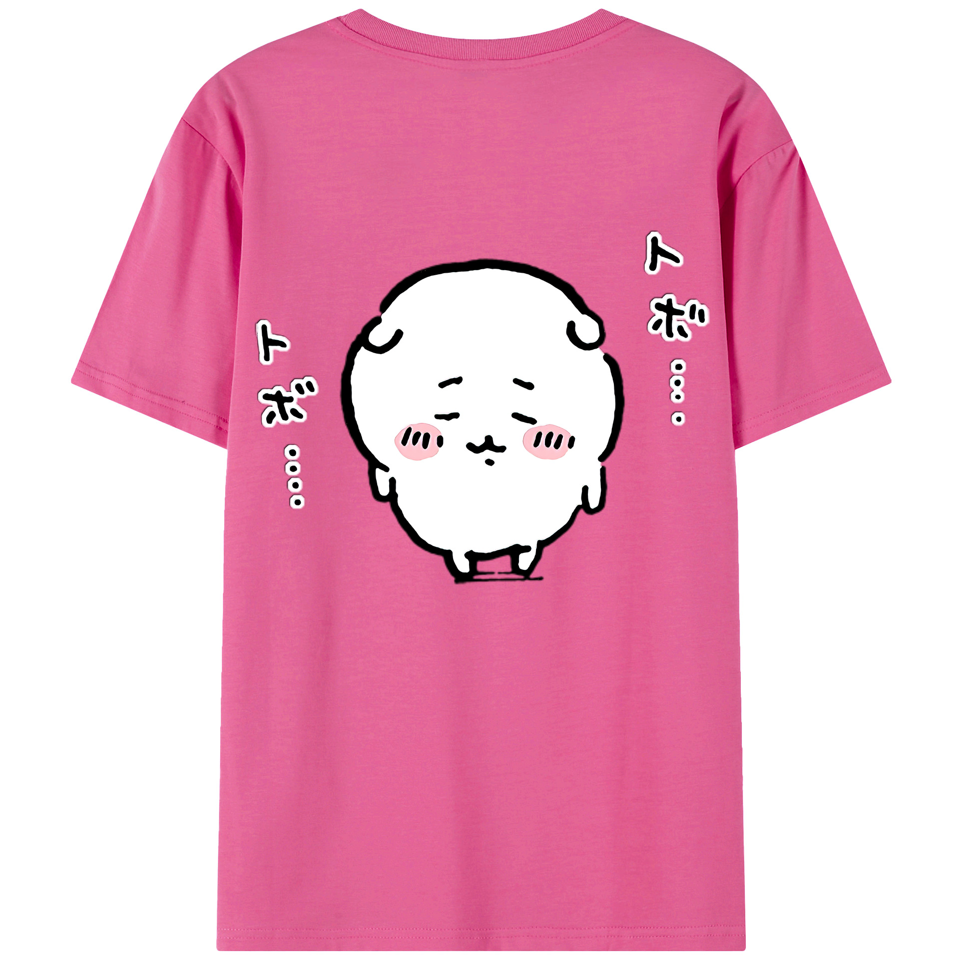 （画像用） ちいかわ ちいかわ Chii-kawa chiikawa レディース半袖Tシャツ(バックプリント)