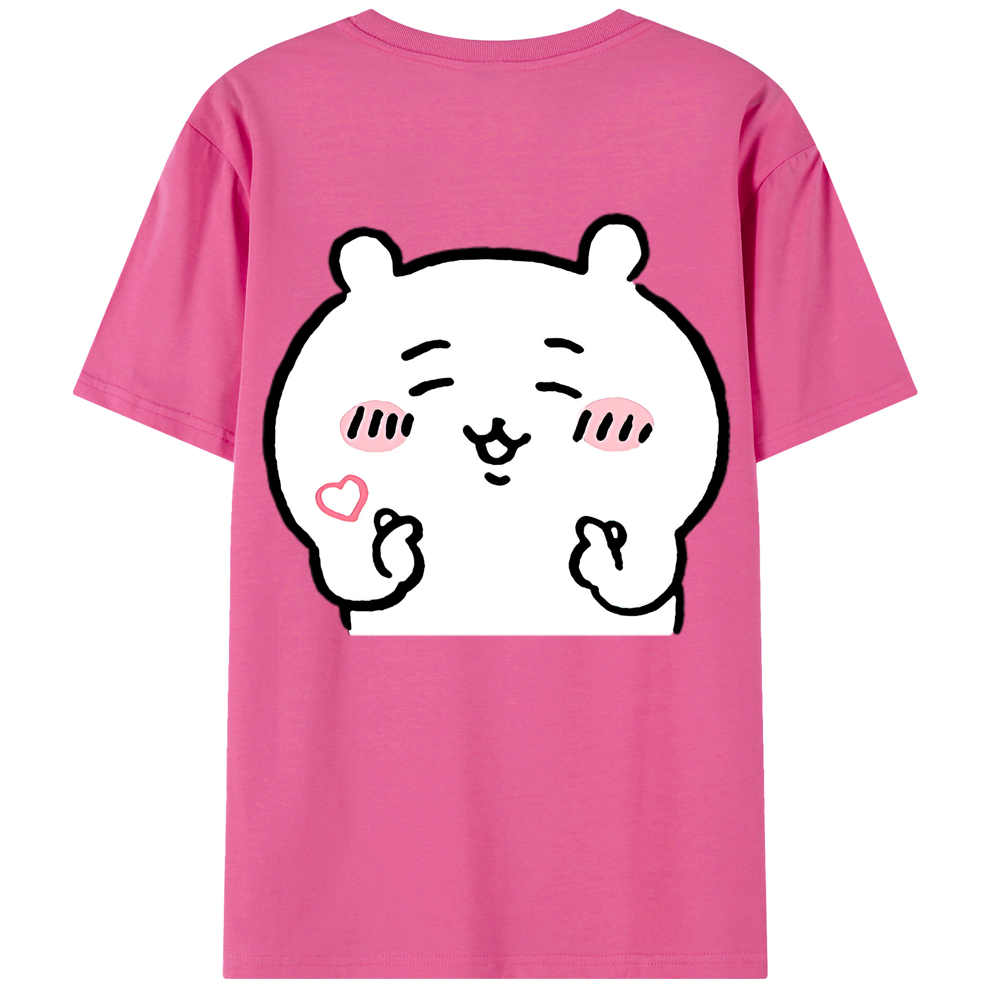 （画像用） ちいかわ ちいかわ Chii-kawa chiikawa レディース半袖Tシャツ(バックプリント)
