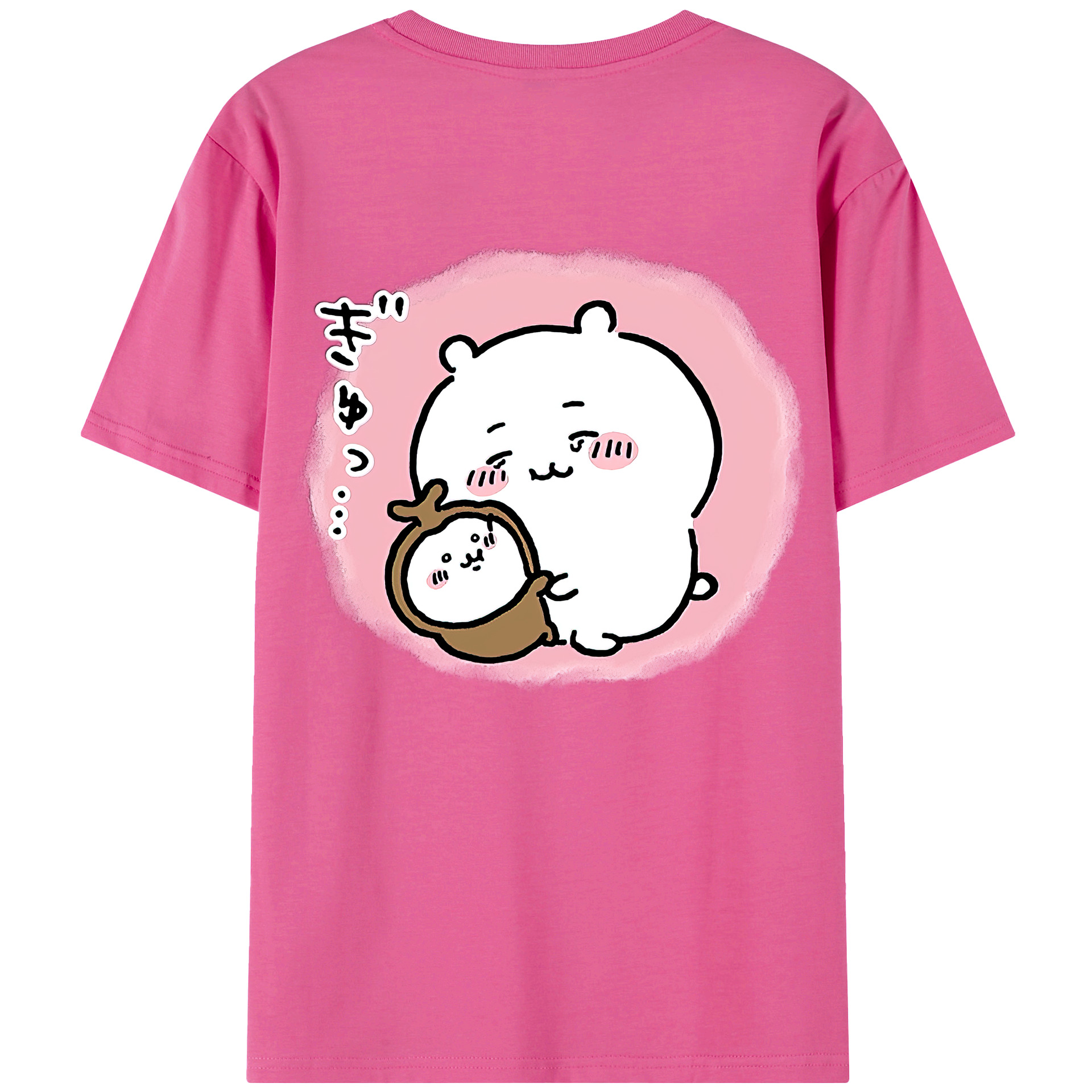 （画像用） ちいかわ ちいかわ Chii-kawa chiikawa レディース半袖Tシャツ(バックプリント)