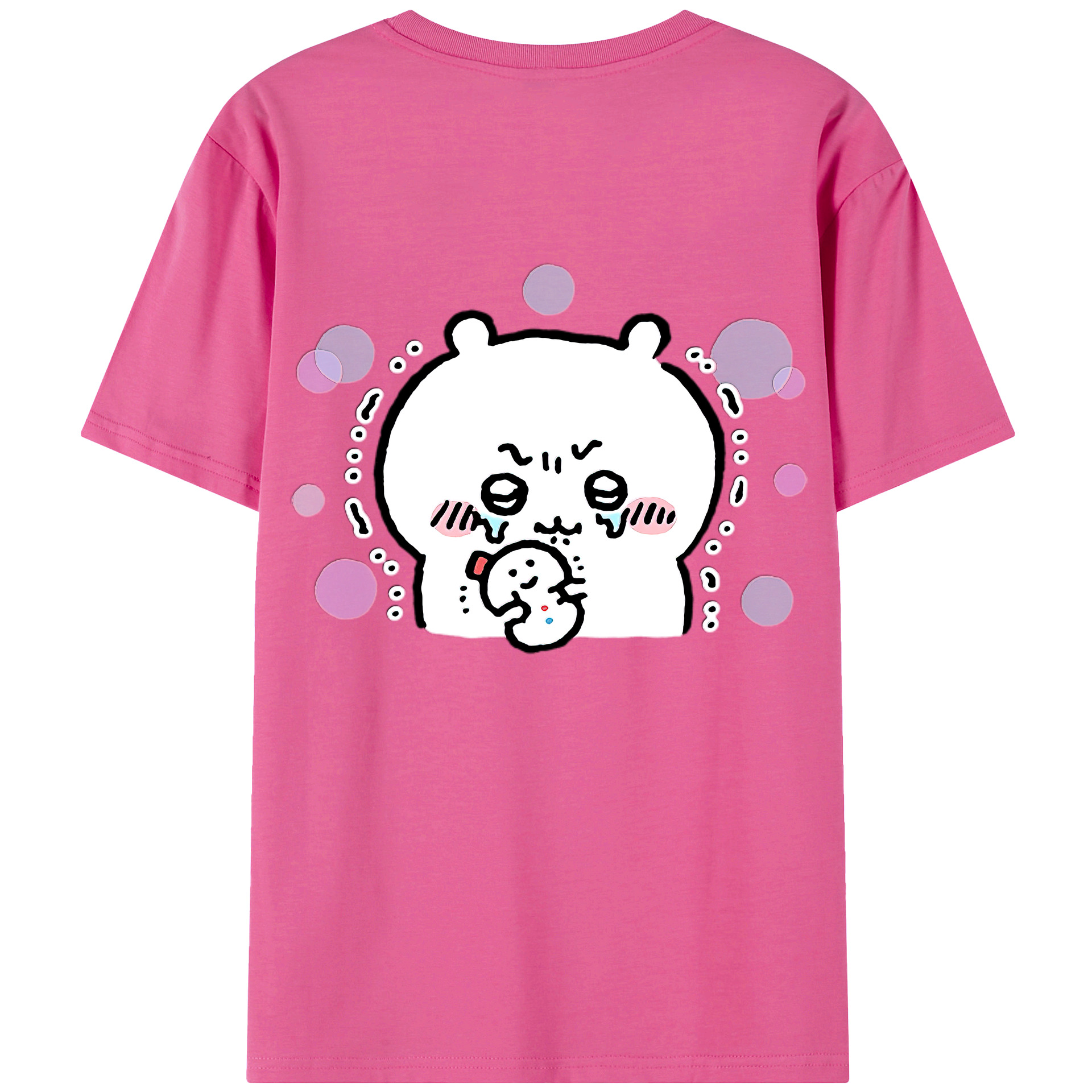 （画像用） ちいかわ ちいかわ Chii-kawa chiikawa レディース半袖Tシャツ(バックプリント)