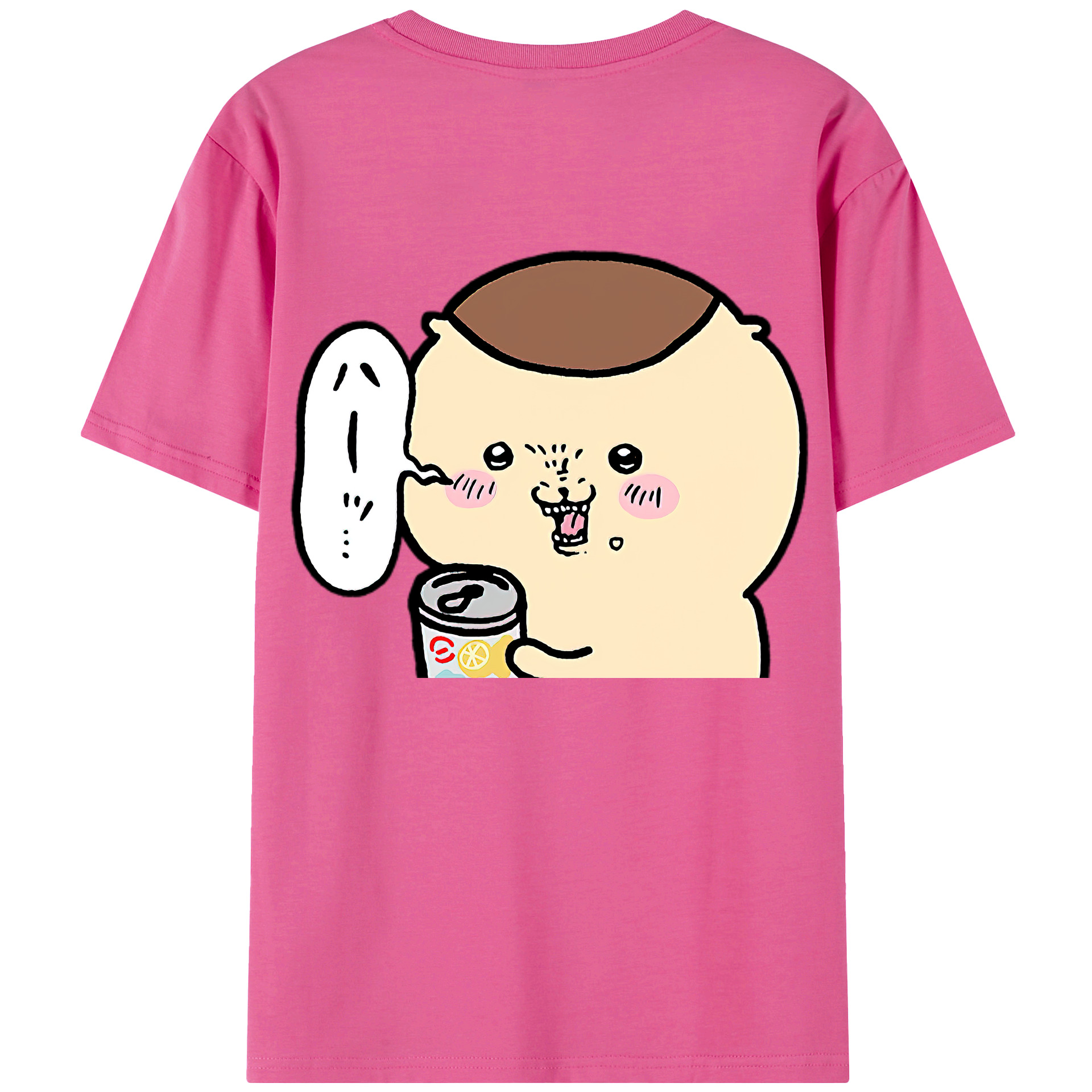 （画像用） ちいかわ くりまんじゅう Chii-kawa kuri manjū レディース半袖Tシャツ(バックプリント)
