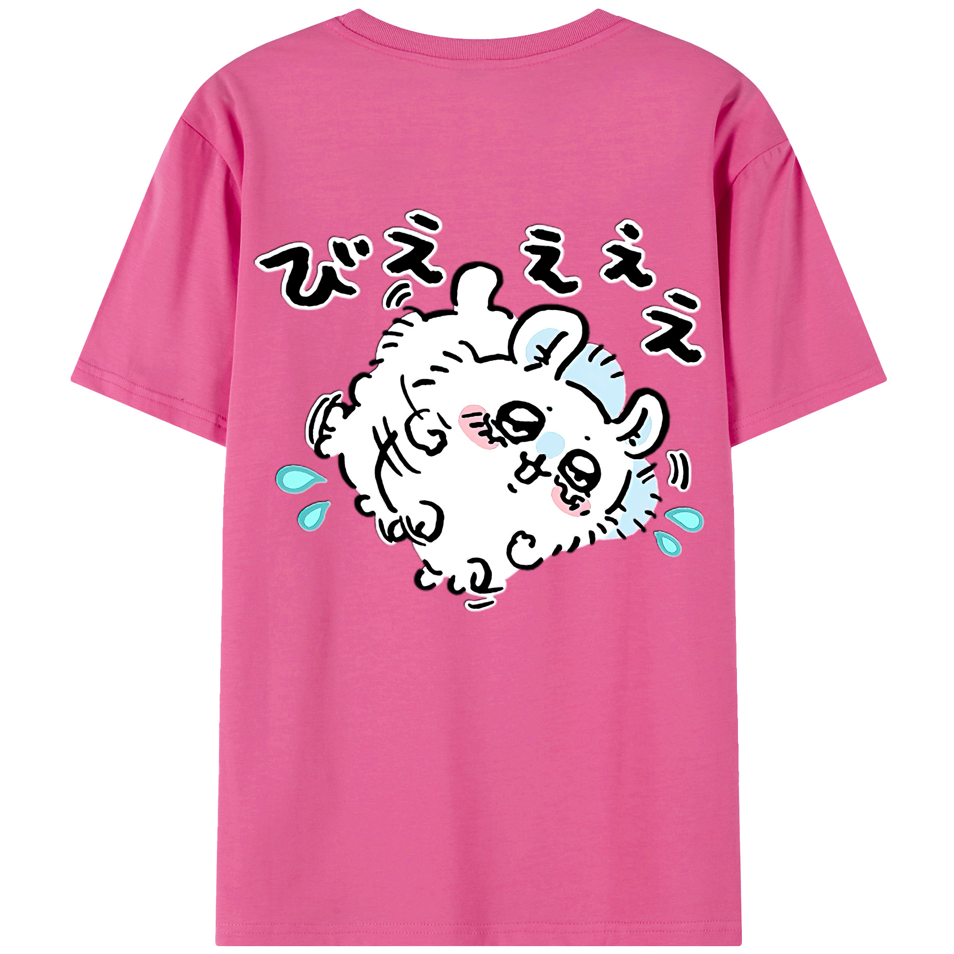 （画像用） ちいかわ モモンガ Chii-kawa Momonga レディース半袖Tシャツ(バックプリント)