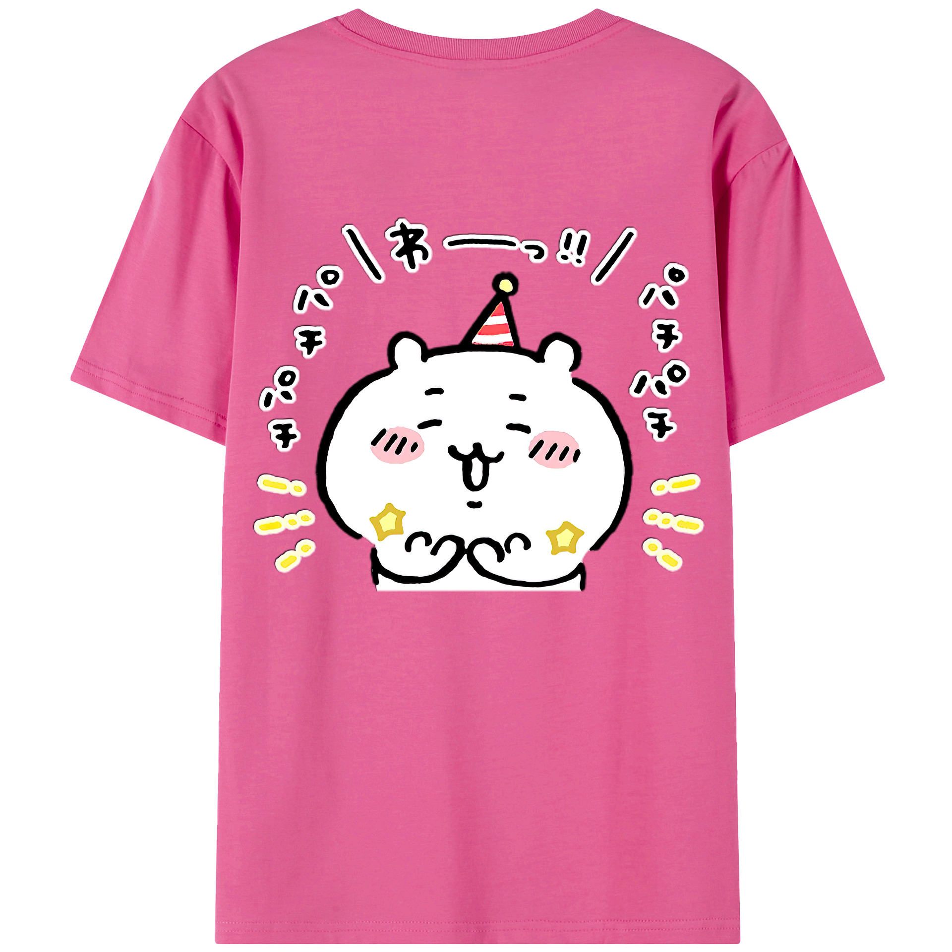 （画像用） ちいかわ ちいかわ Chii-kawa chiikawa レディース半袖Tシャツ(バックプリント)