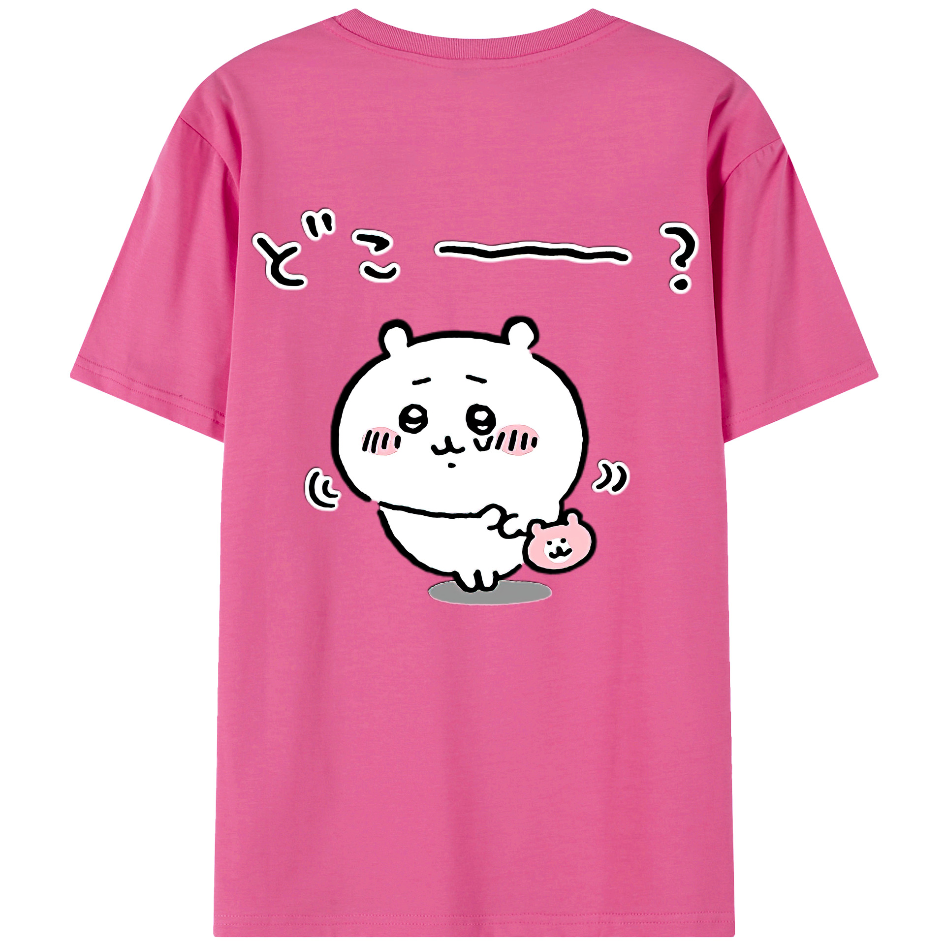（画像用） ちいかわ ちいかわ Chii-kawa chiikawa レディース半袖Tシャツ(バックプリント)
