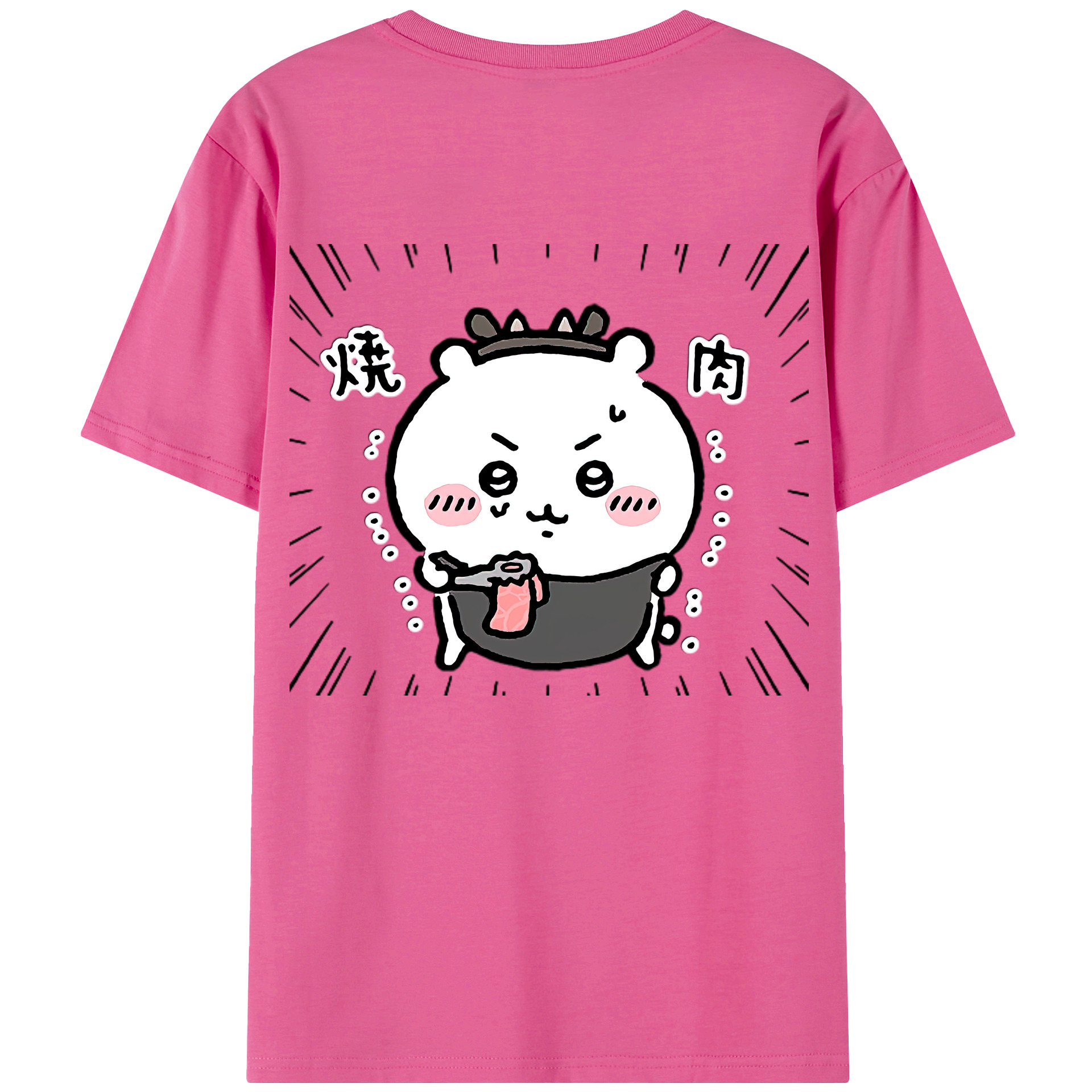 （画像用） ちいかわ ちいかわ Chii-kawa chiikawa レディース半袖Tシャツ(バックプリント)