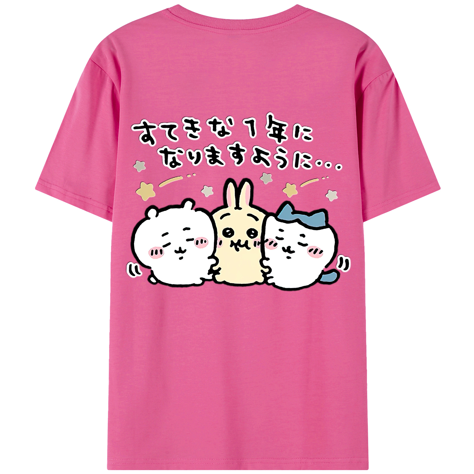 （画像用） ちいかわ ちいかわ Chii-kawa chiikawa レディース半袖Tシャツ(バックプリント)