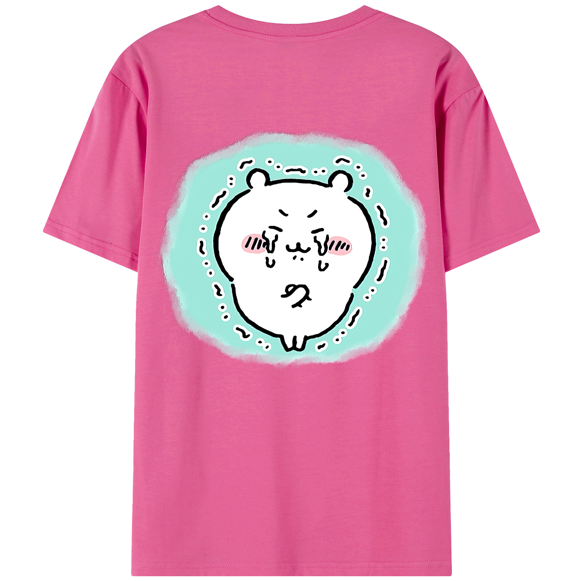 （画像用） ちいかわ ちいかわ Chii-kawa chiikawa レディース半袖Tシャツ(バックプリント)