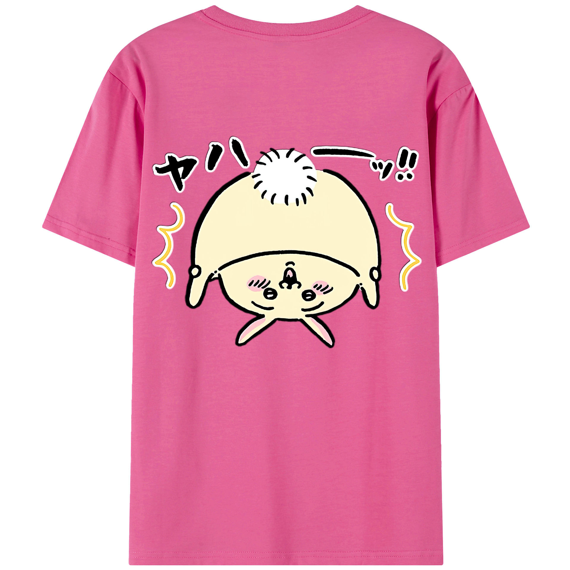 （画像用） ちいかわ うさぎ Chii-kawa usagi レディース半袖Tシャツ(バックプリント)