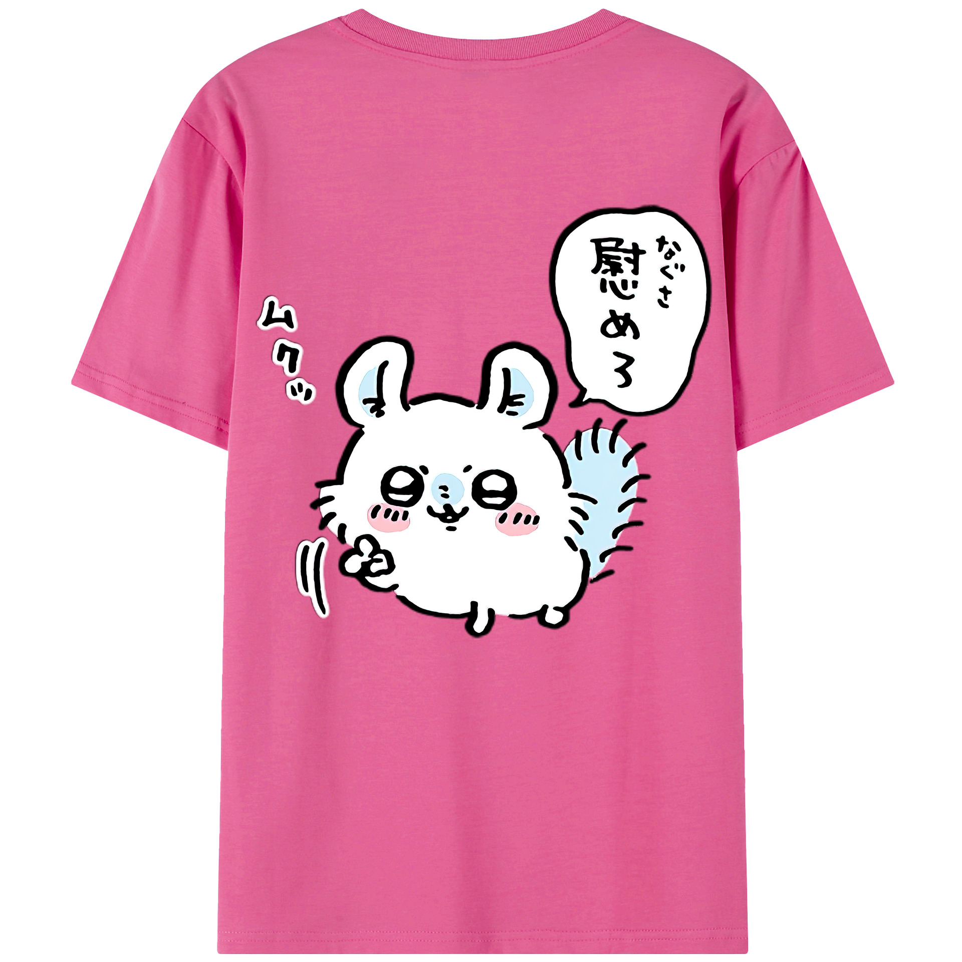 （画像用） ちいかわ モモンガ Chii-kawa Momonga レディース半袖Tシャツ(バックプリント)