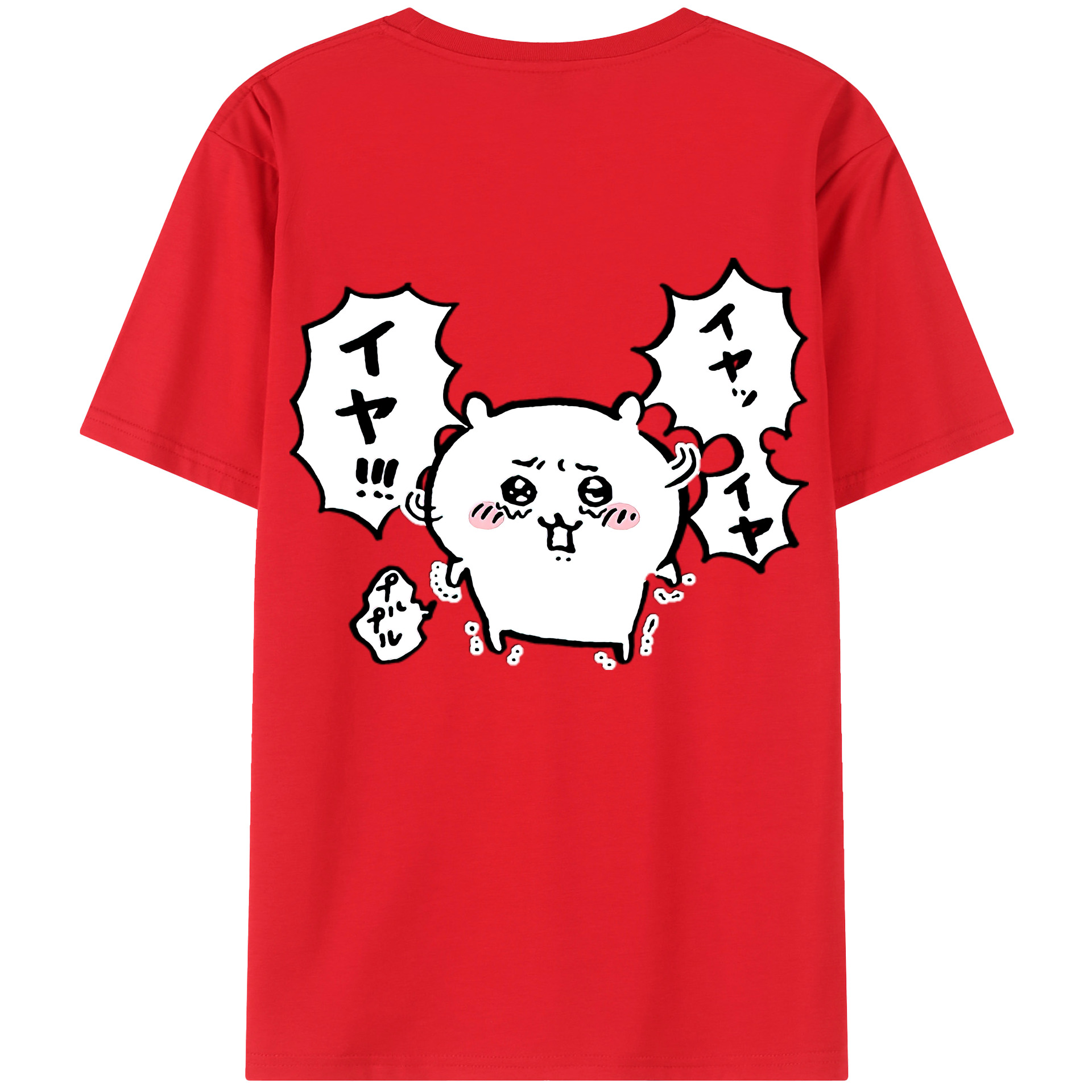 （画像用） ちいかわ ちいかわ Chii-kawa chiikawa レディース半袖Tシャツ(バックプリント)
