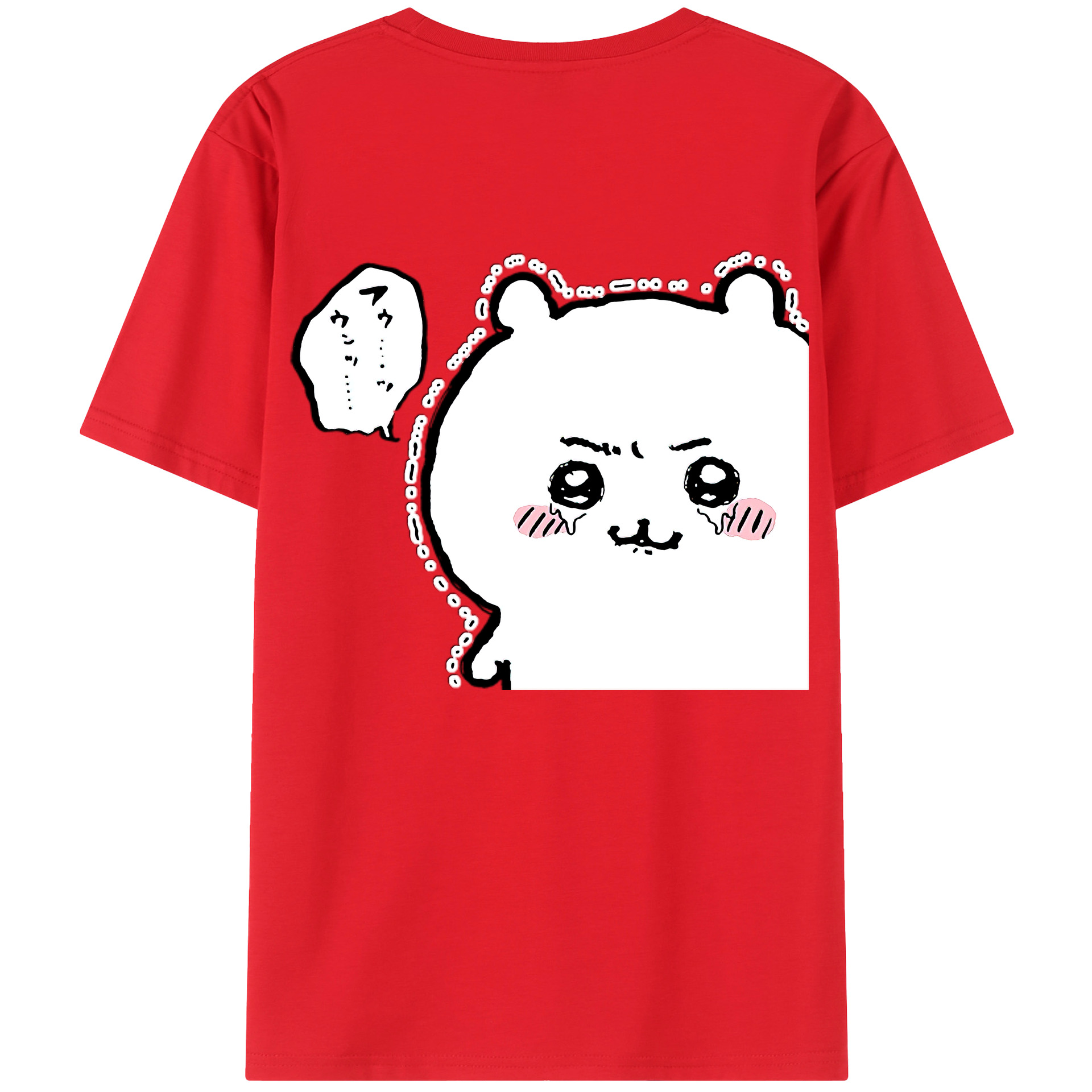 （画像用） ちいかわ ちいかわ Chii-kawa chiikawa レディース半袖Tシャツ(バックプリント)