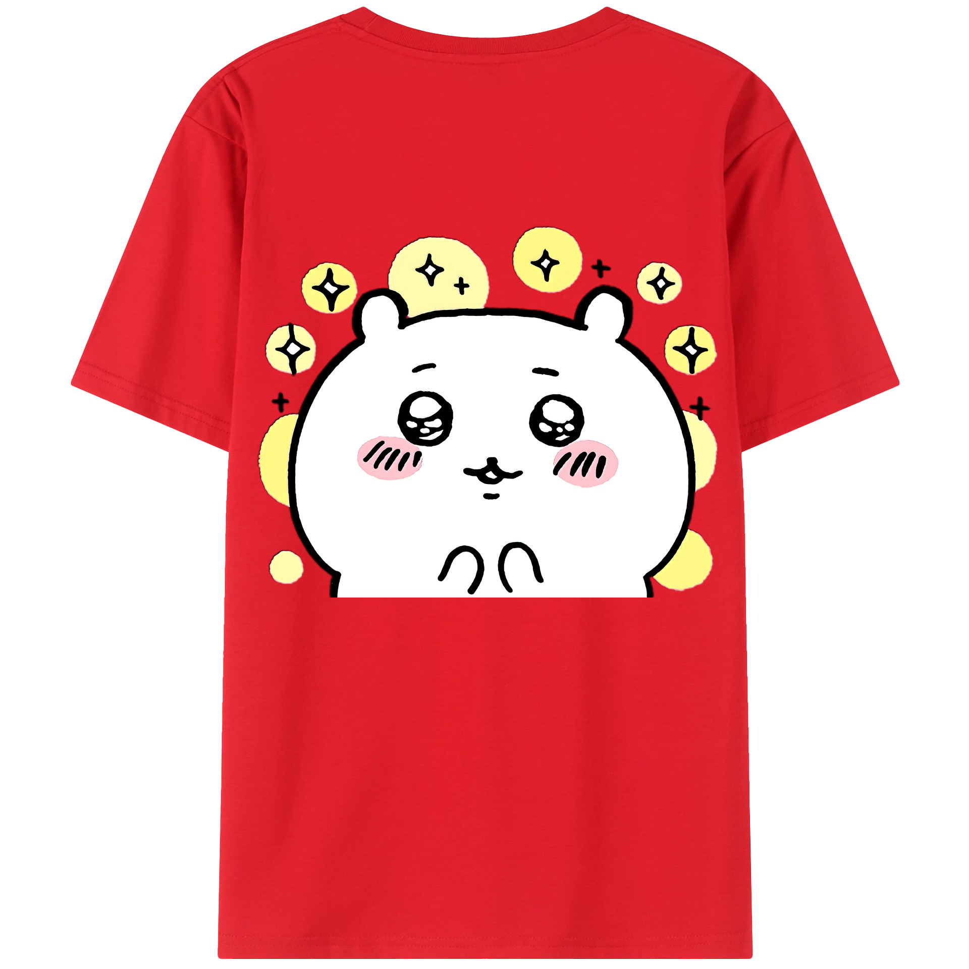 （画像用） ちいかわ ちいかわ Chii-kawa chiikawa レディース半袖Tシャツ(バックプリント)