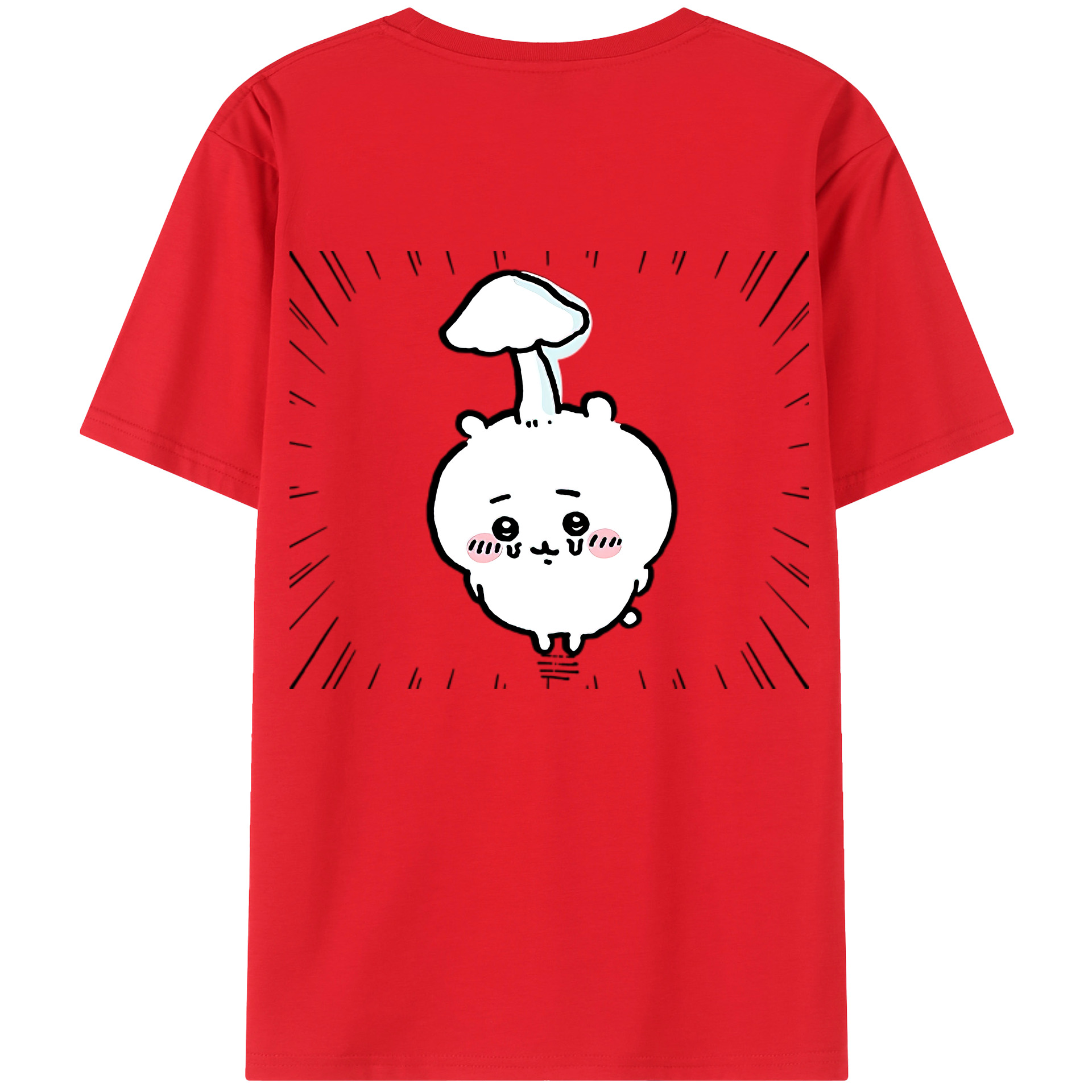 （画像用） ちいかわ ちいかわ Chii-kawa chiikawa レディース半袖Tシャツ(バックプリント)