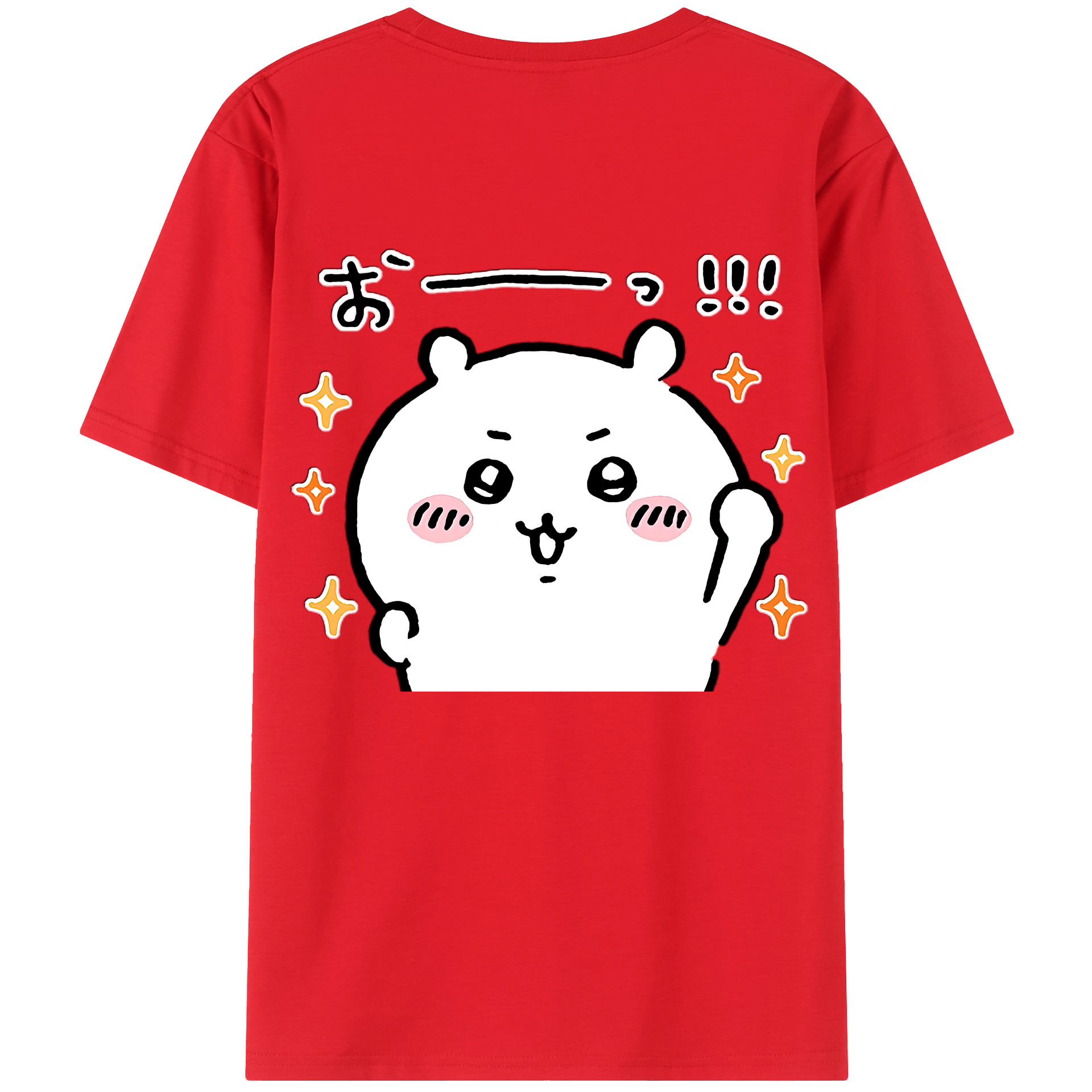 （画像用） ちいかわ ちいかわ Chii-kawa chiikawa レディース半袖Tシャツ(バックプリント)