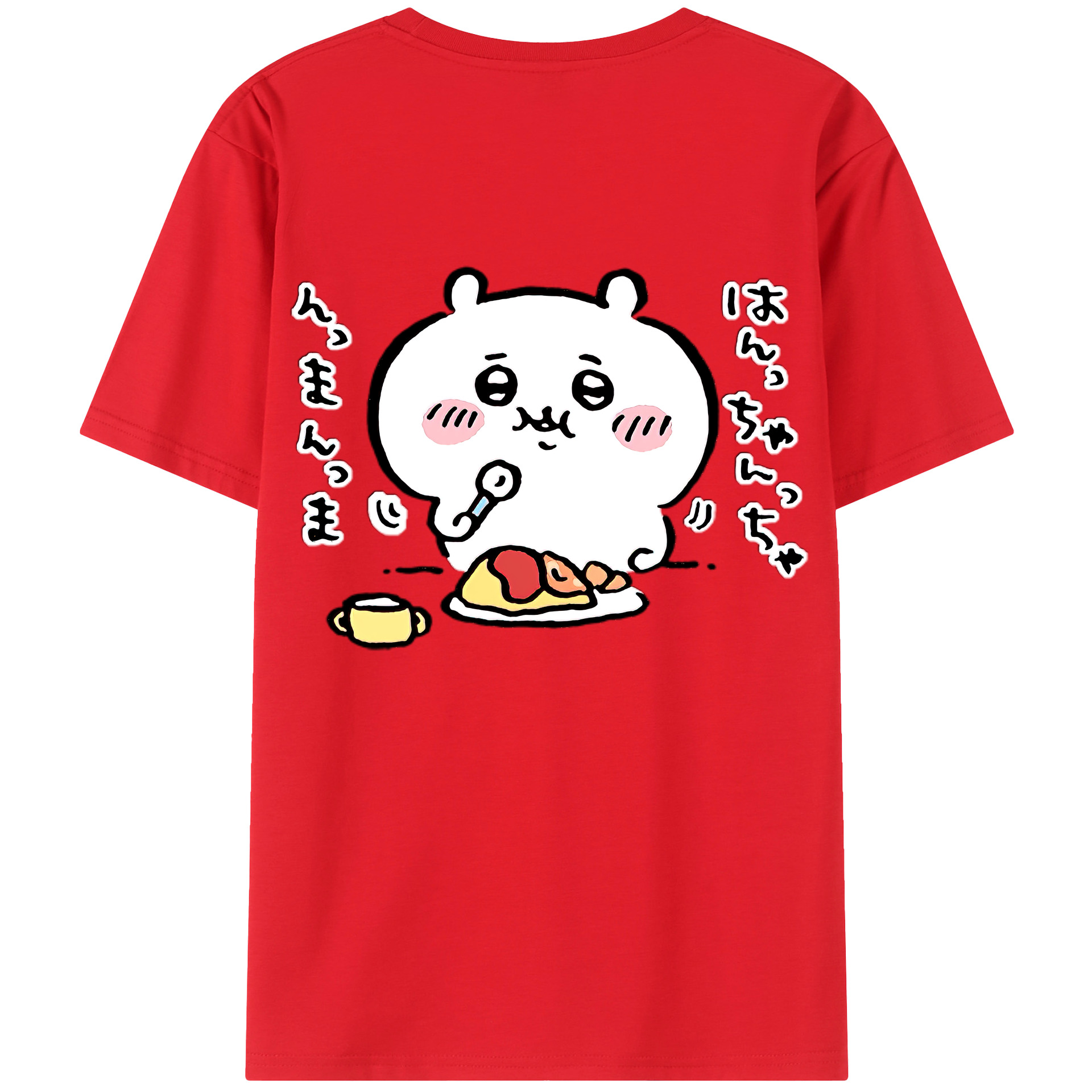 （画像用） ちいかわ ちいかわ Chii-kawa chiikawa レディース半袖Tシャツ(バックプリント)