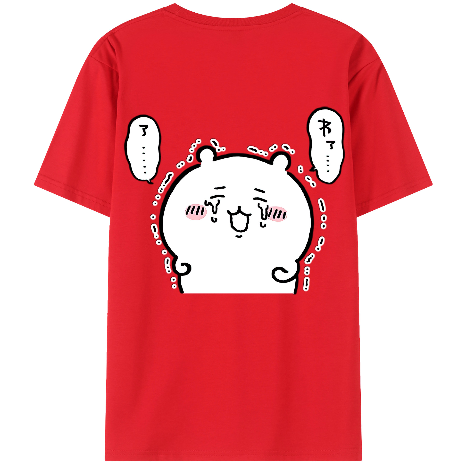 （画像用） ちいかわ ちいかわ Chii-kawa chiikawa レディース半袖Tシャツ(バックプリント)