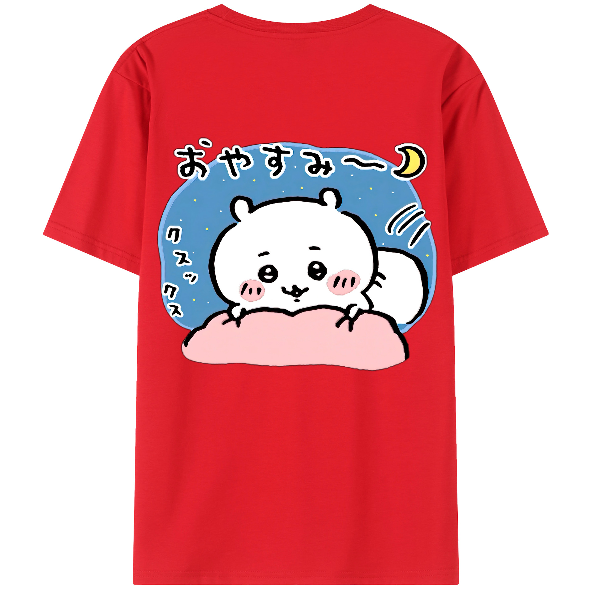 （画像用） ちいかわ ちいかわ Chii-kawa chiikawa レディース半袖Tシャツ(バックプリント)
