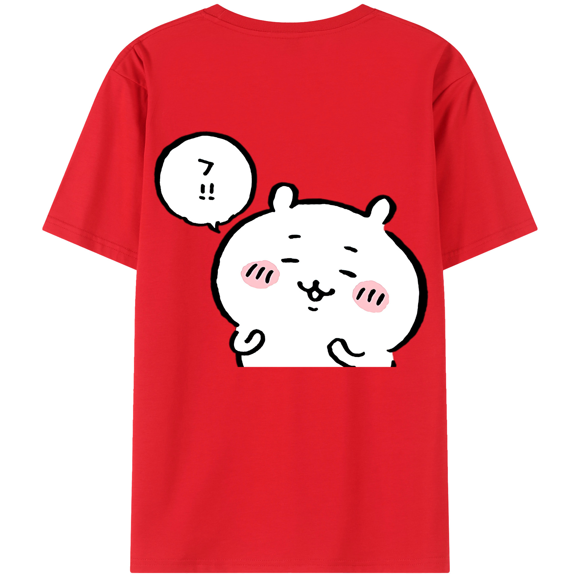 （画像用） ちいかわ ちいかわ Chii-kawa chiikawa レディース半袖Tシャツ(バックプリント)
