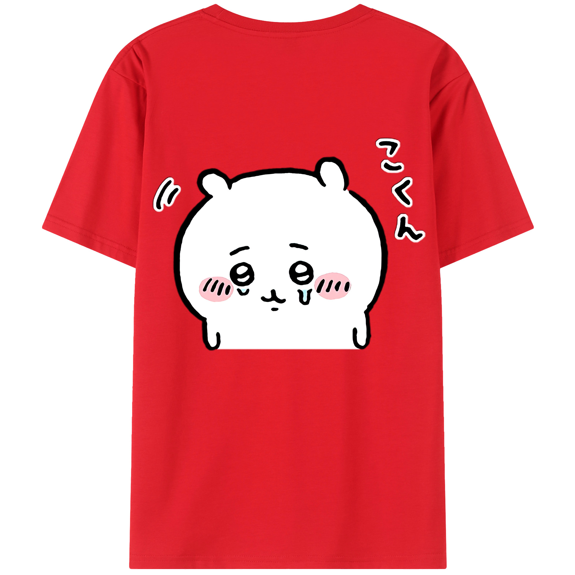 （画像用） ちいかわ ちいかわ Chii-kawa chiikawa レディース半袖Tシャツ(バックプリント)